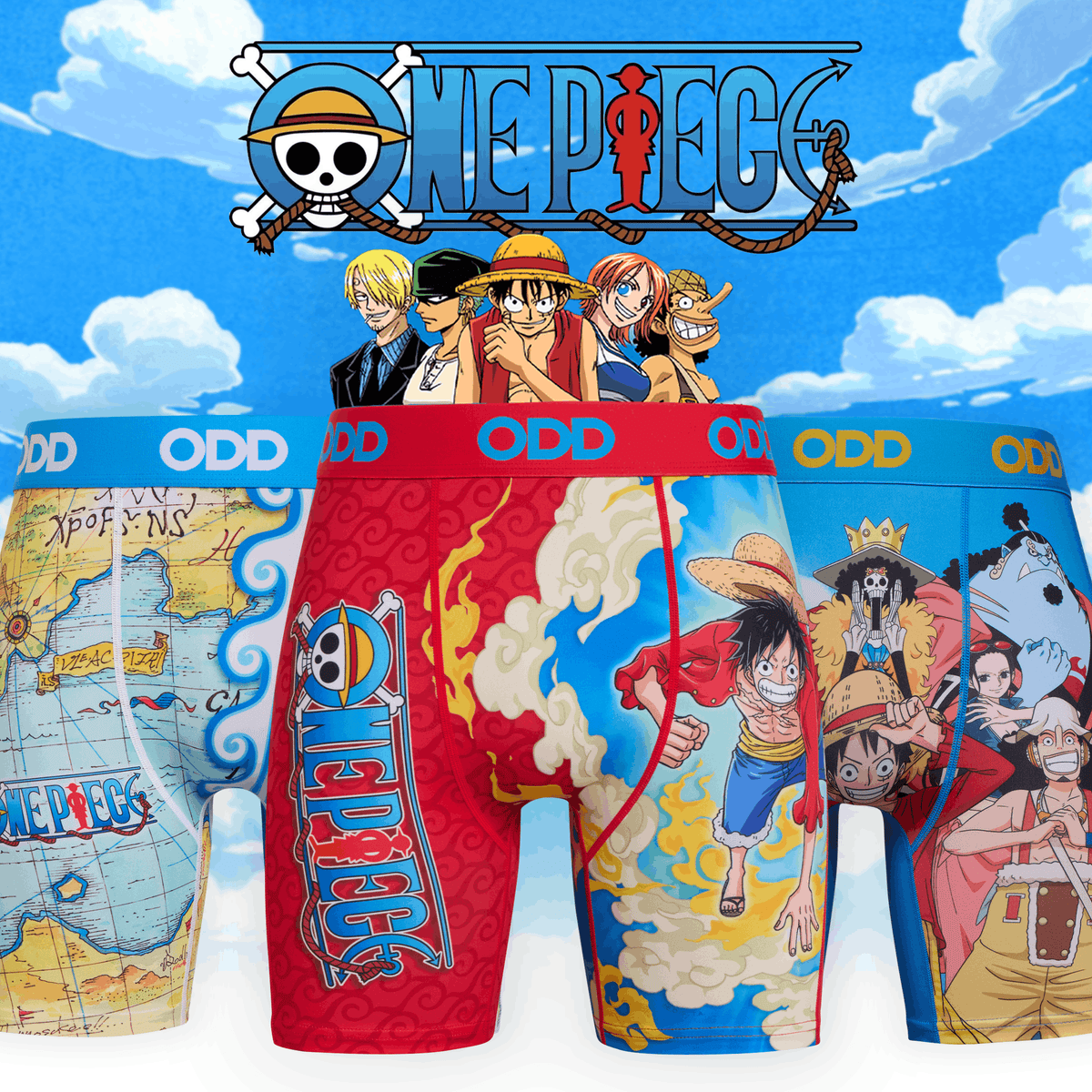 One Piece Anime Socks & Men's Boxer Briefs | Odd Sox – ODD SOX