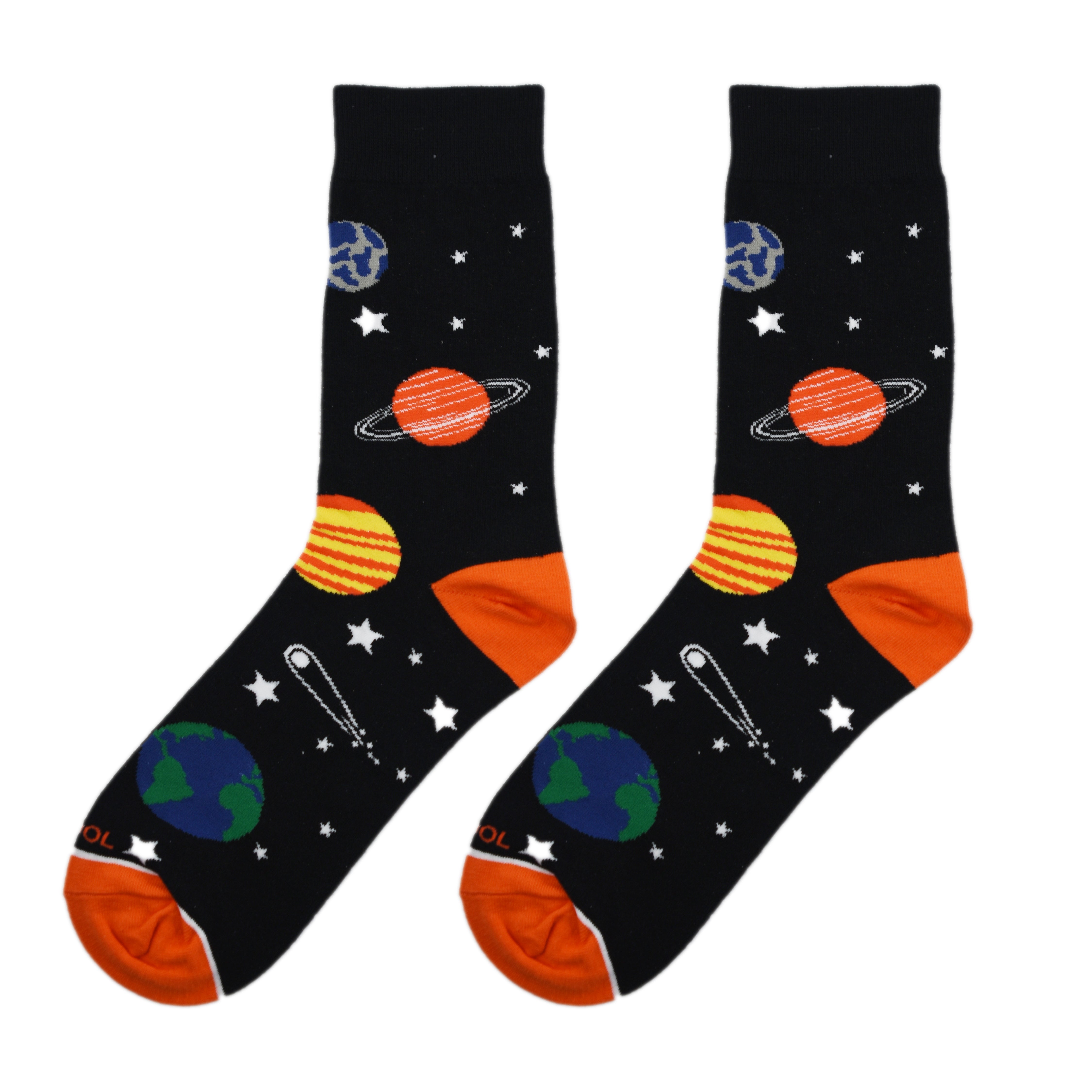 Planets Men's Crew Socks