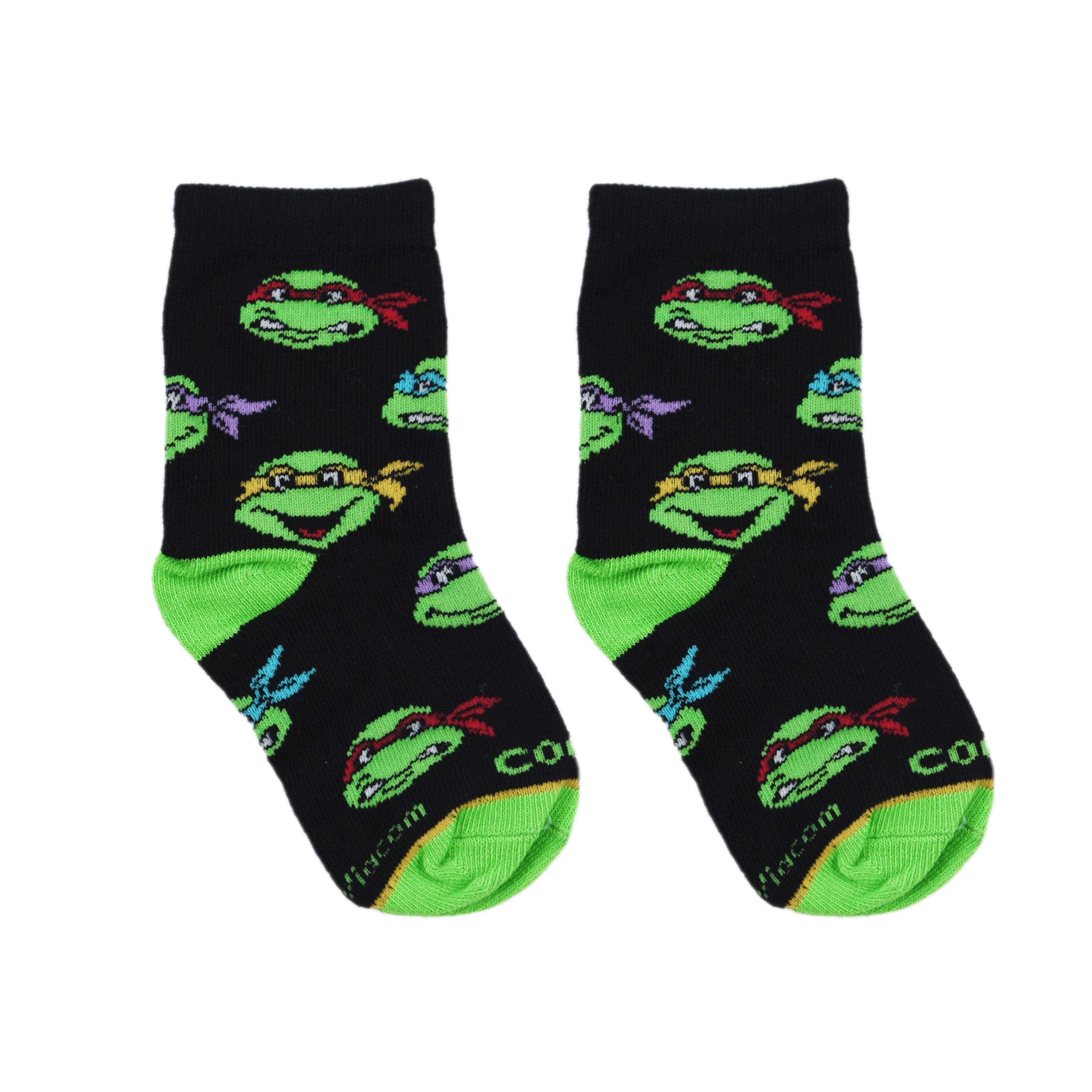 TMNT Heads Little Kids Crew Socks