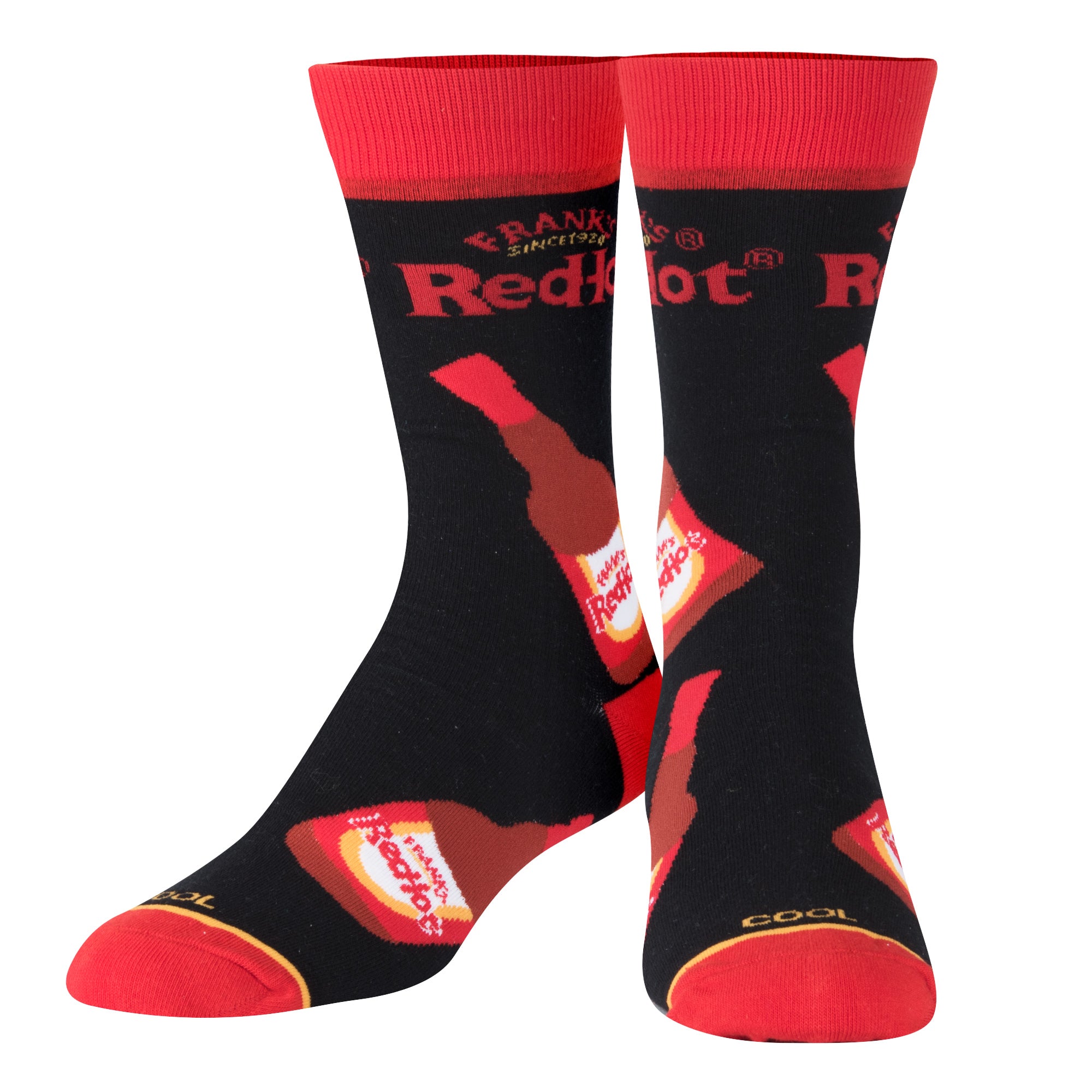 Frank's RedHot Bottles Men's Crew Socks