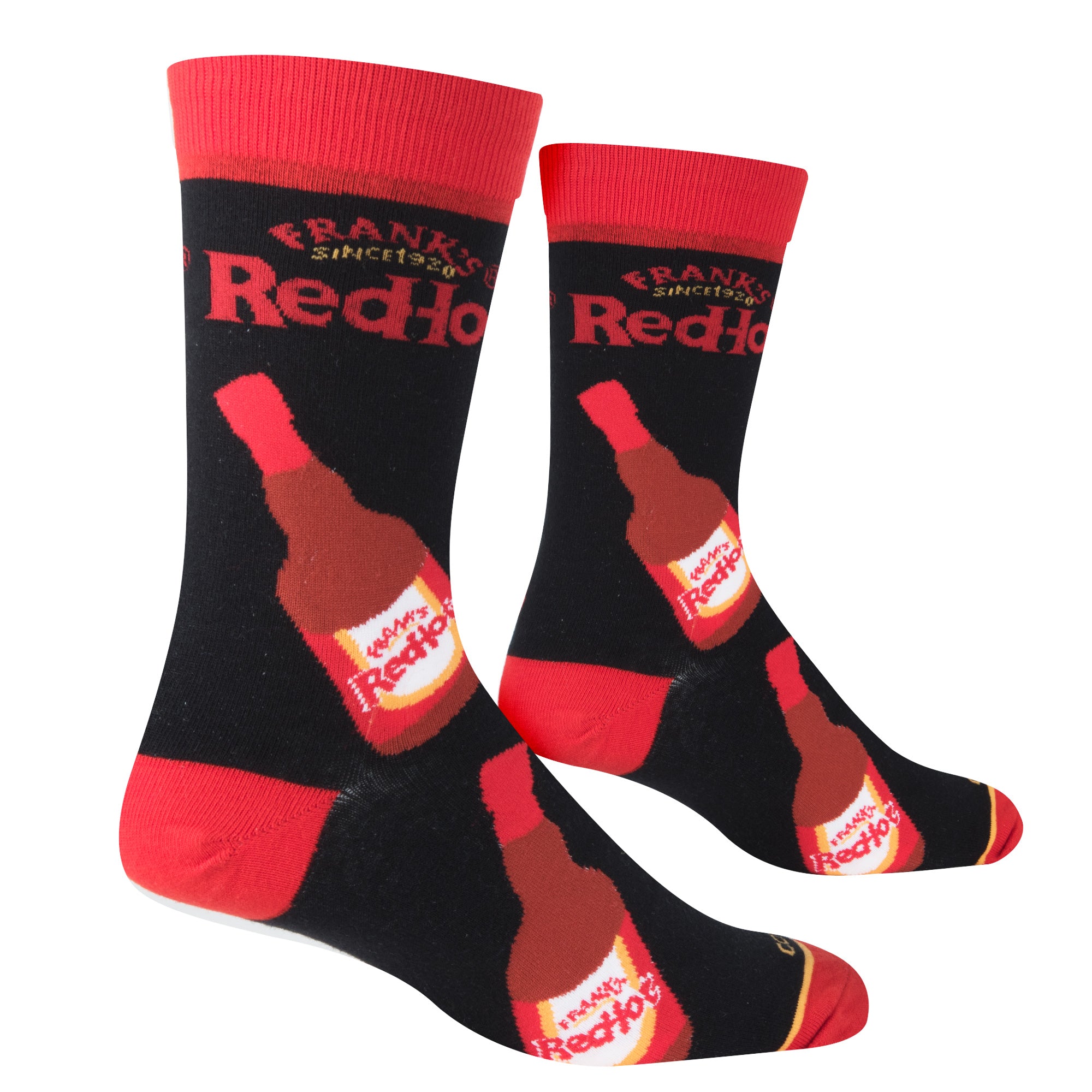 Frank's RedHot Bottles Men's Crew Socks