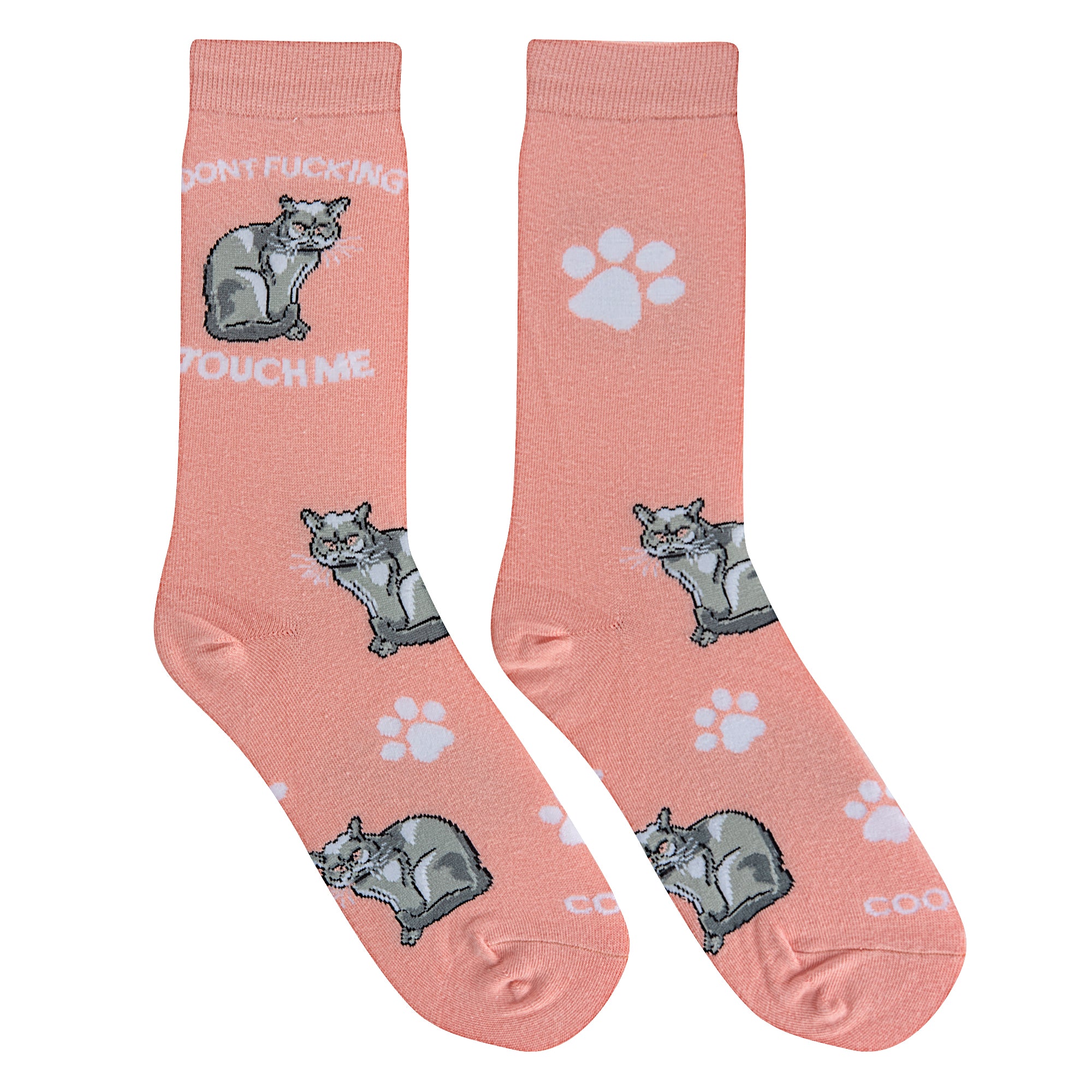 Don't Touch Me Women's Crew Socks