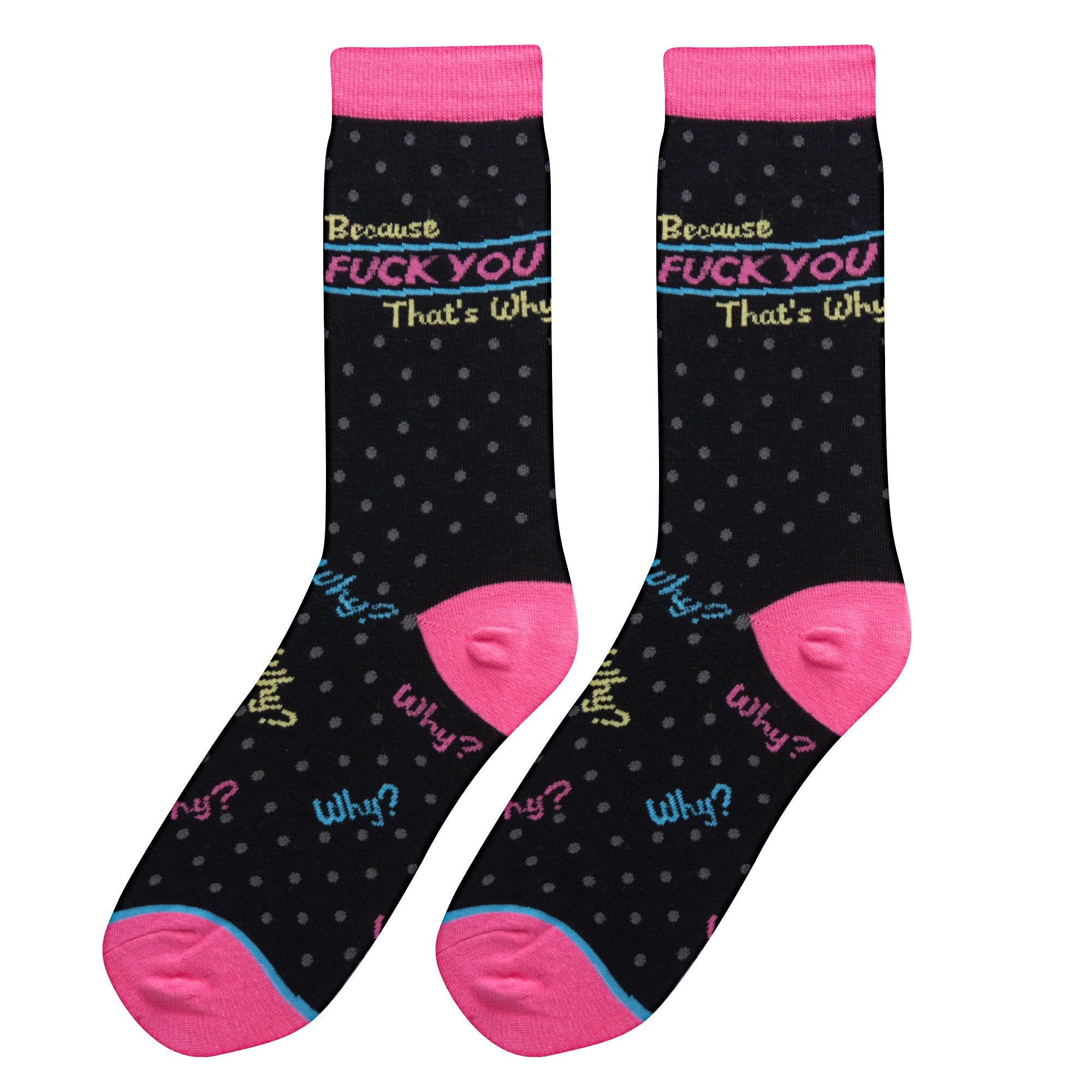 Fuck You That's Why Women's Crew Socks