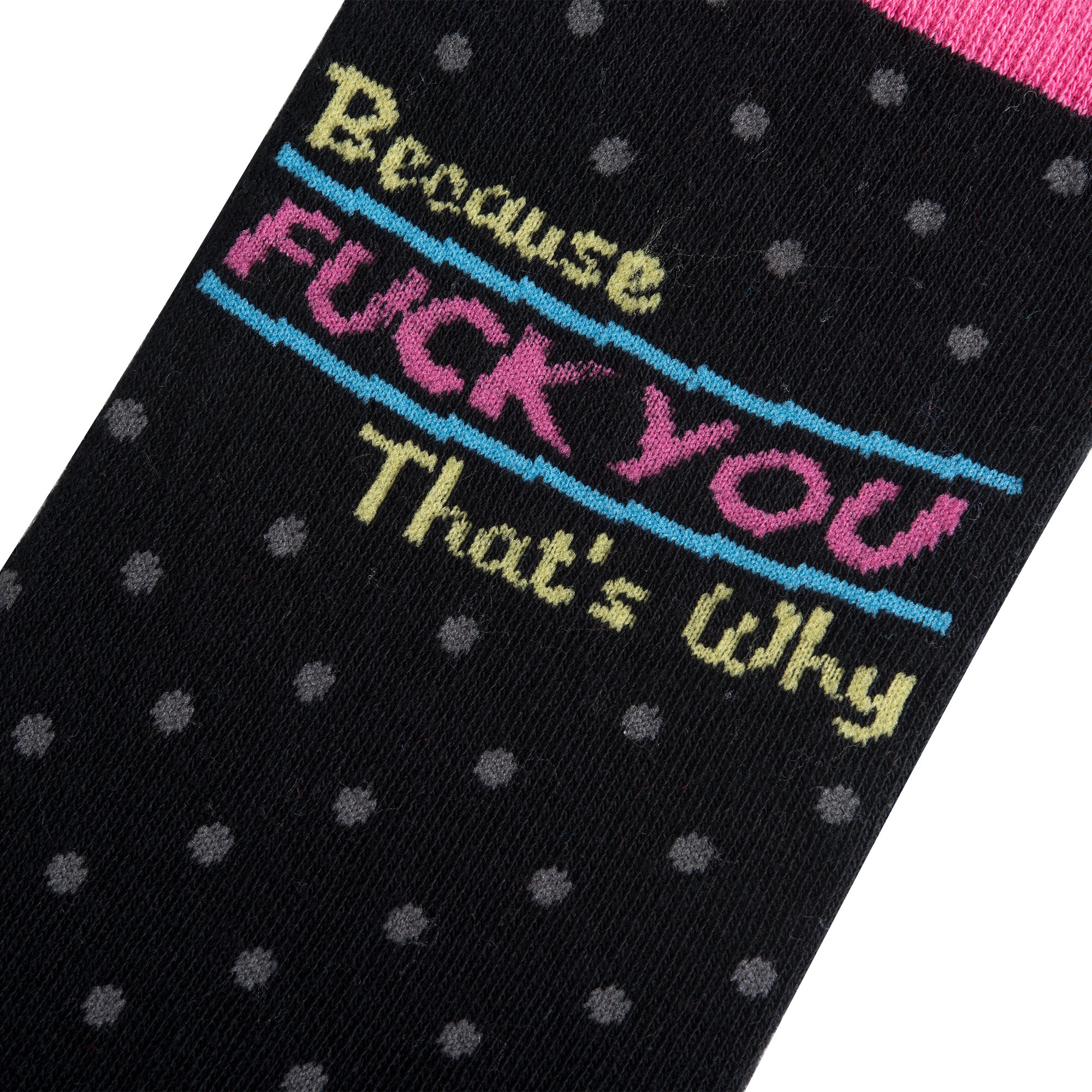 Fuck You That's Why Women's Crew Socks