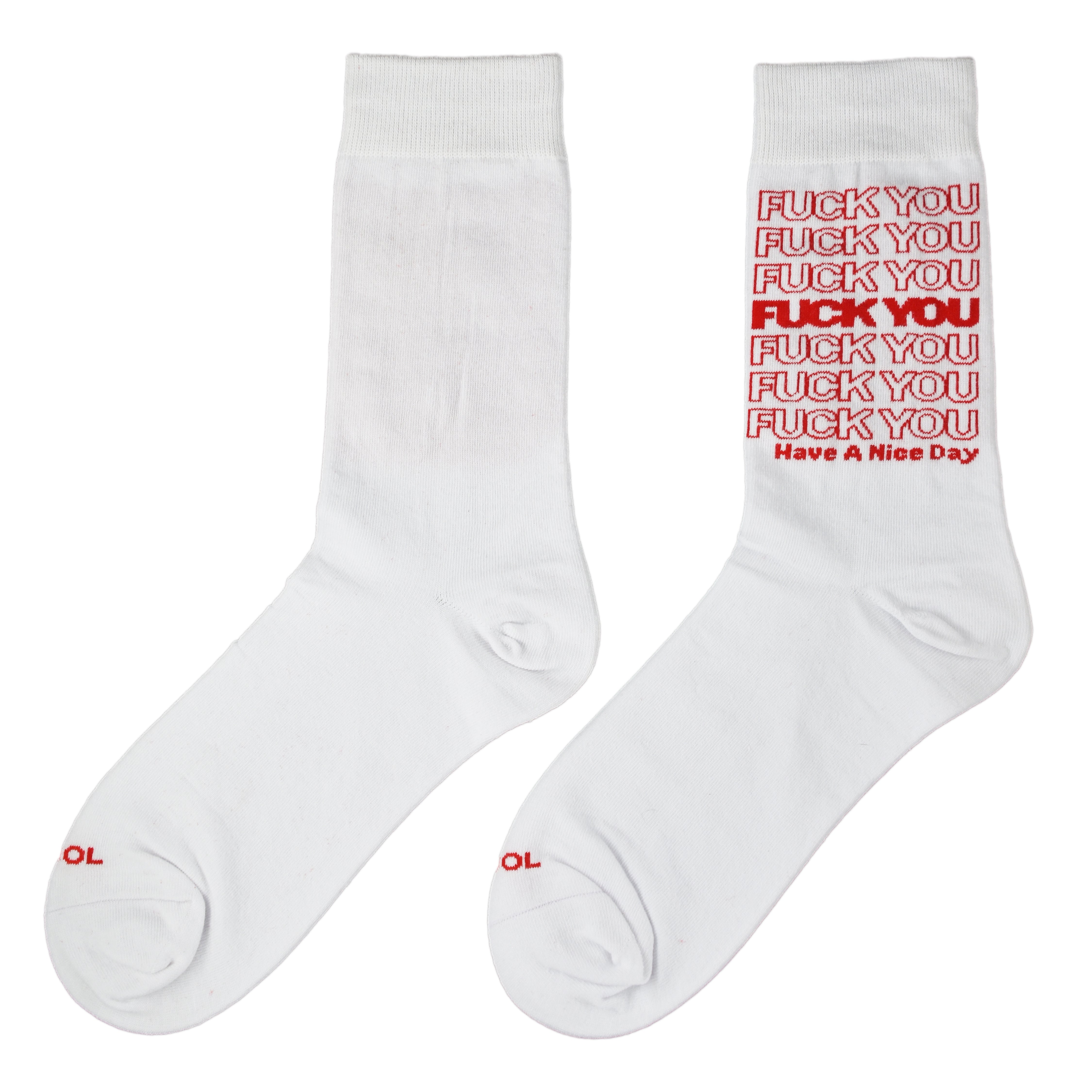 Fuck You Bag Men's Crew Socks