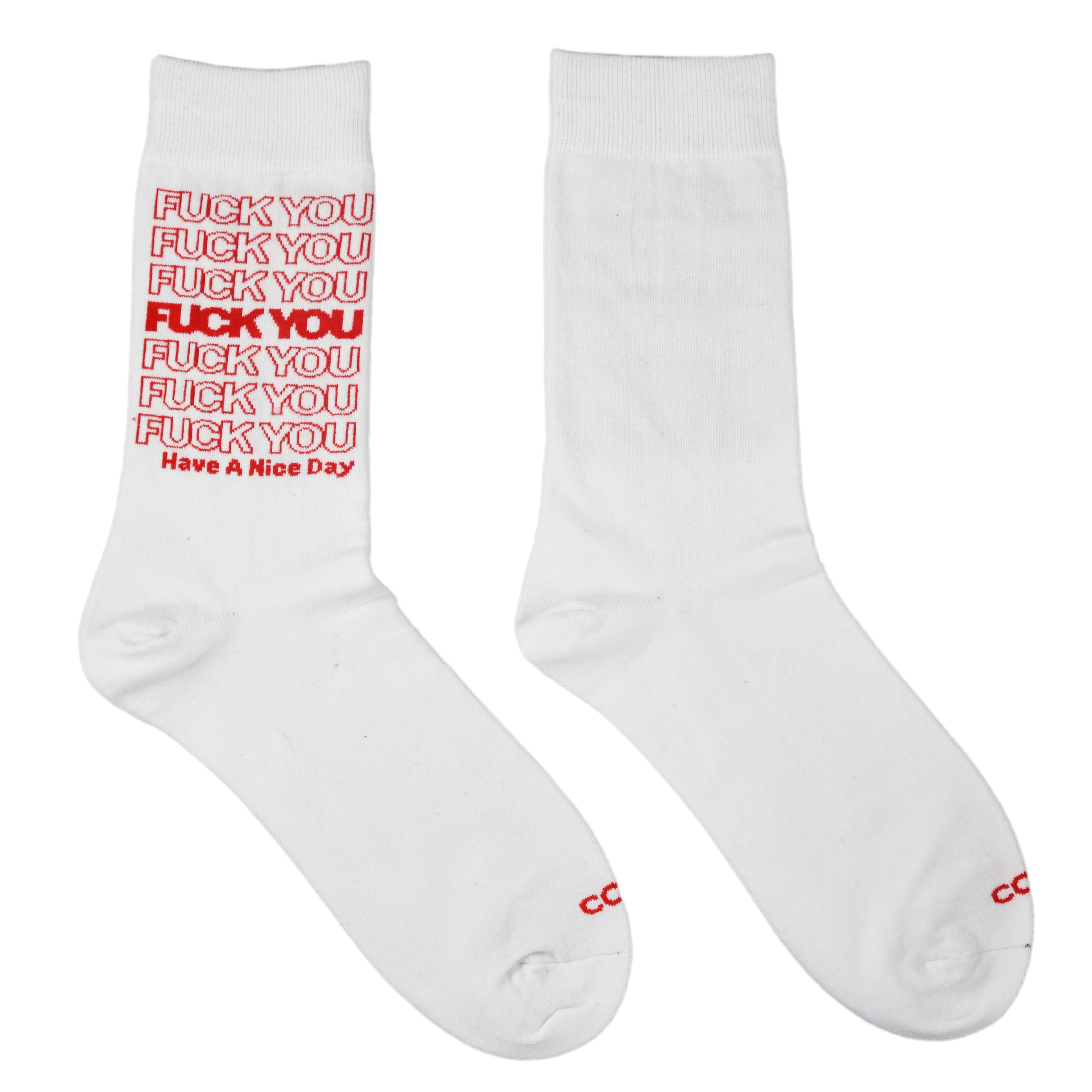 Fuck You Bag Men's Crew Socks