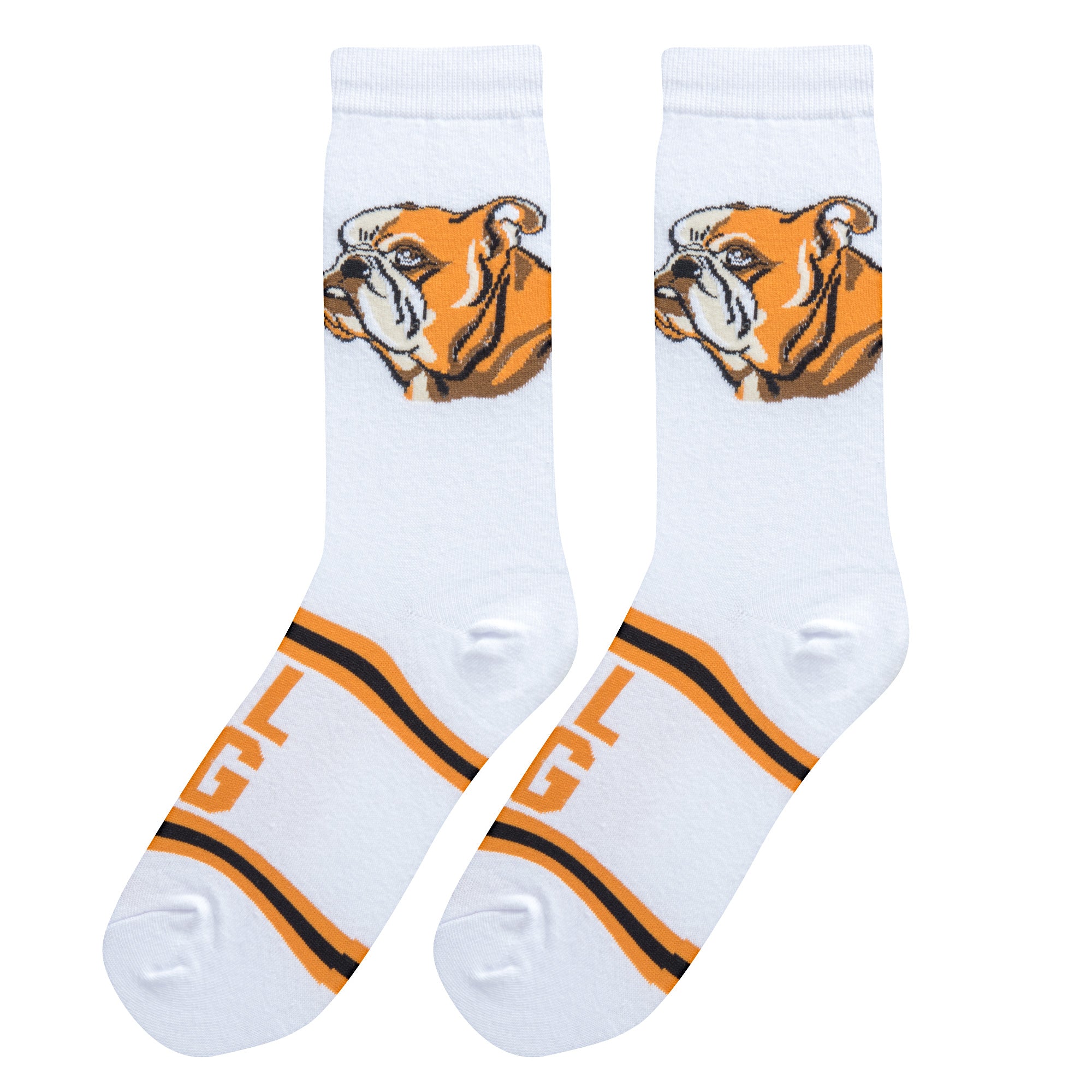 Bulldog Women's Crew Socks