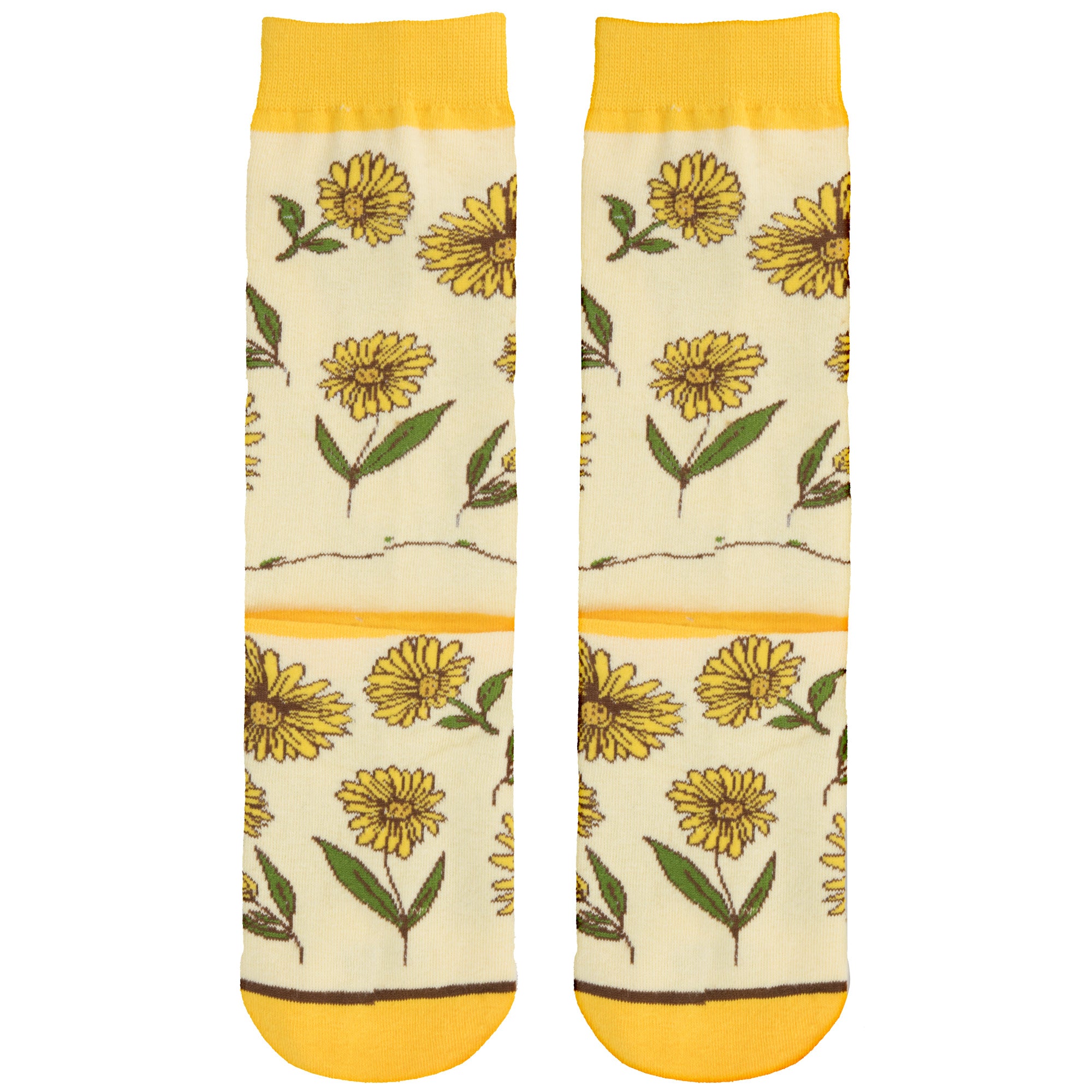 Sun Flower Women's Crew Socks