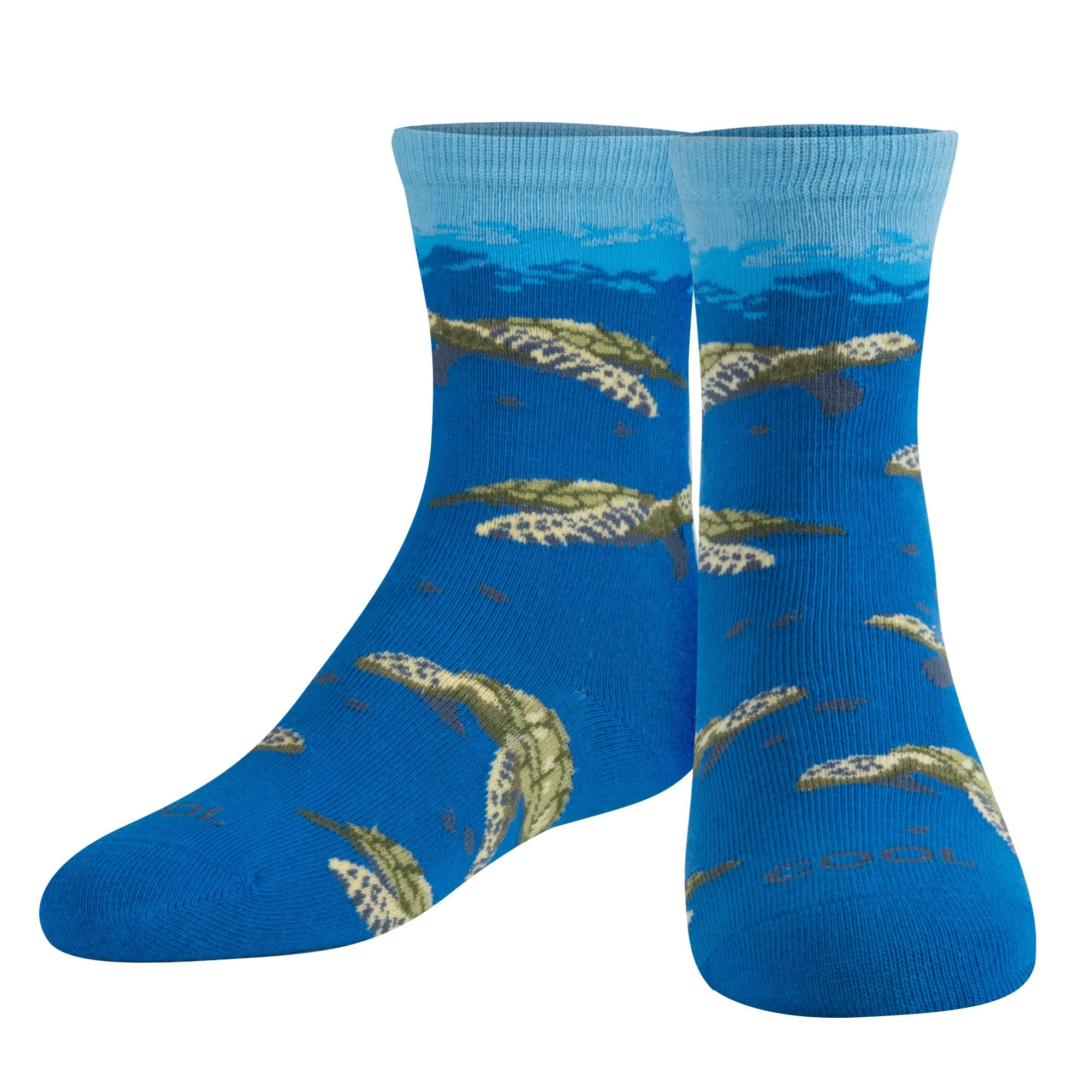 Sea Turtles Little Kids Crew Socks