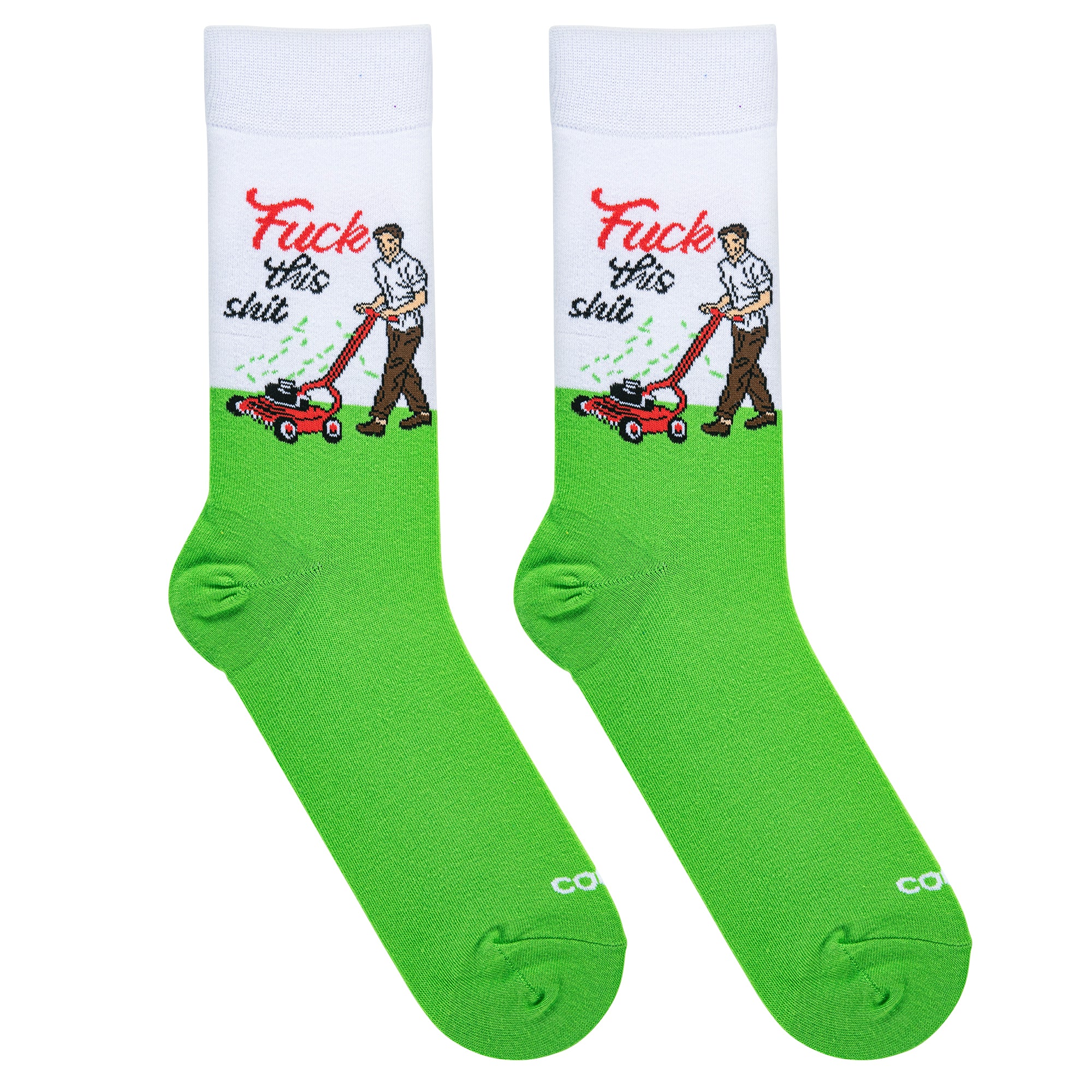 Fuck This Grass Men's Crew Socks
