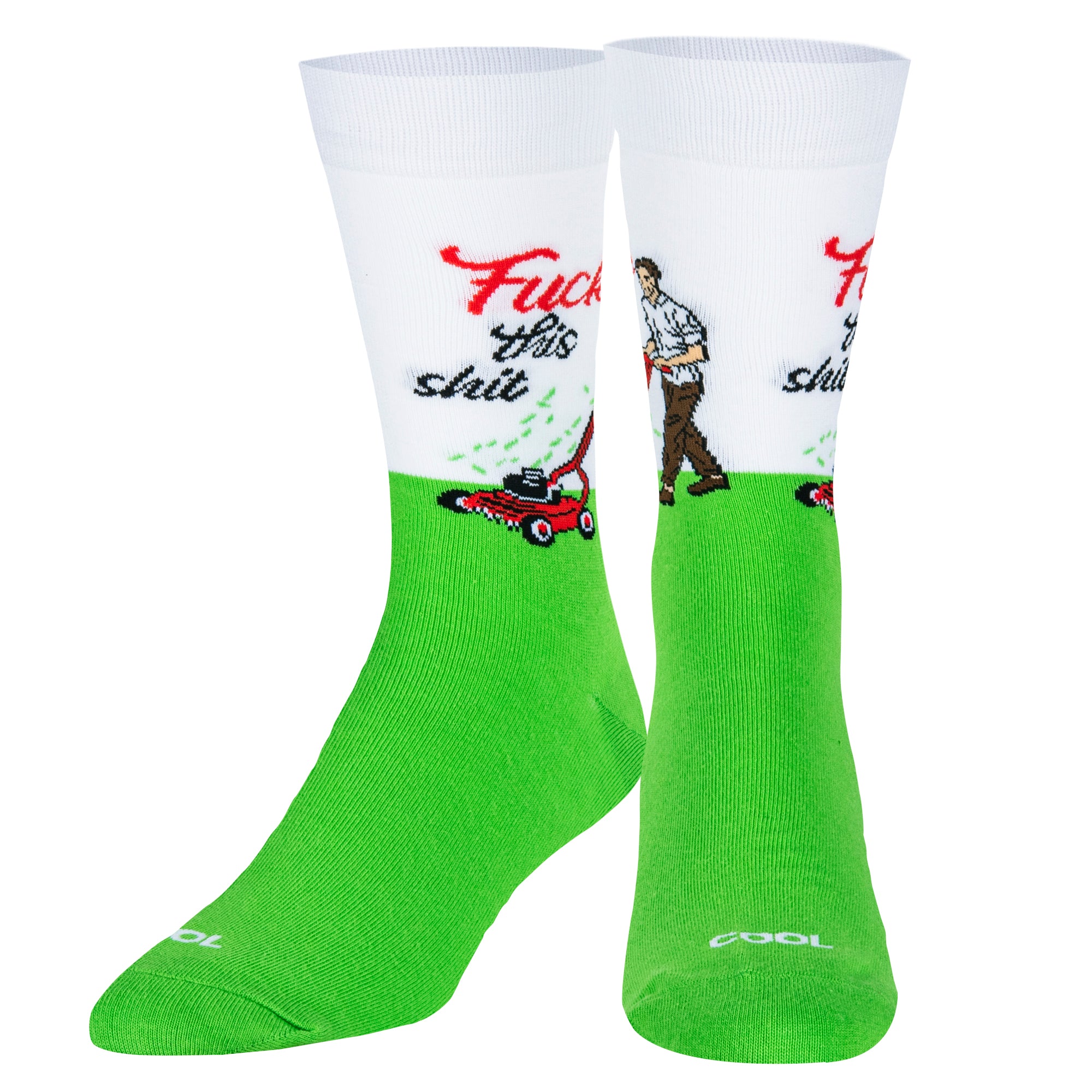 Fuck This Grass Men's Crew Socks