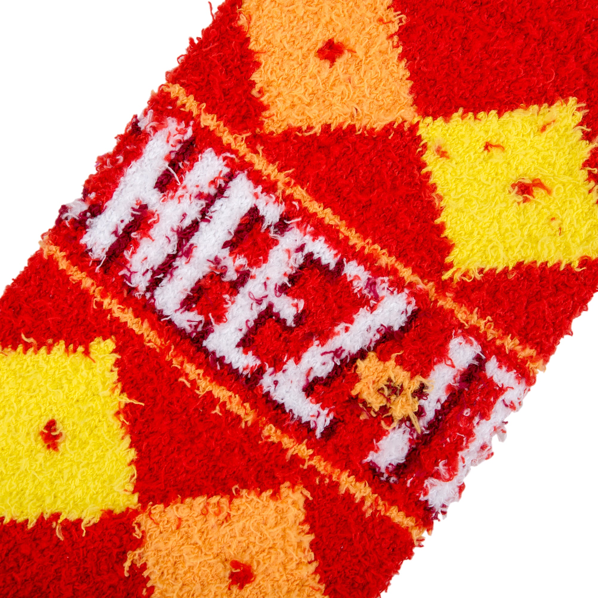 Checkered Cheez-It Fuzzy Women's Crew Socks