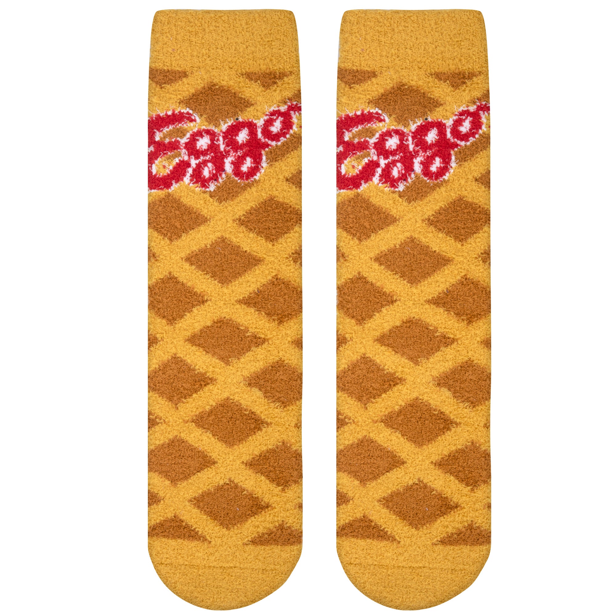 Eggo Waffles Fuzzy Women's Crew Socks