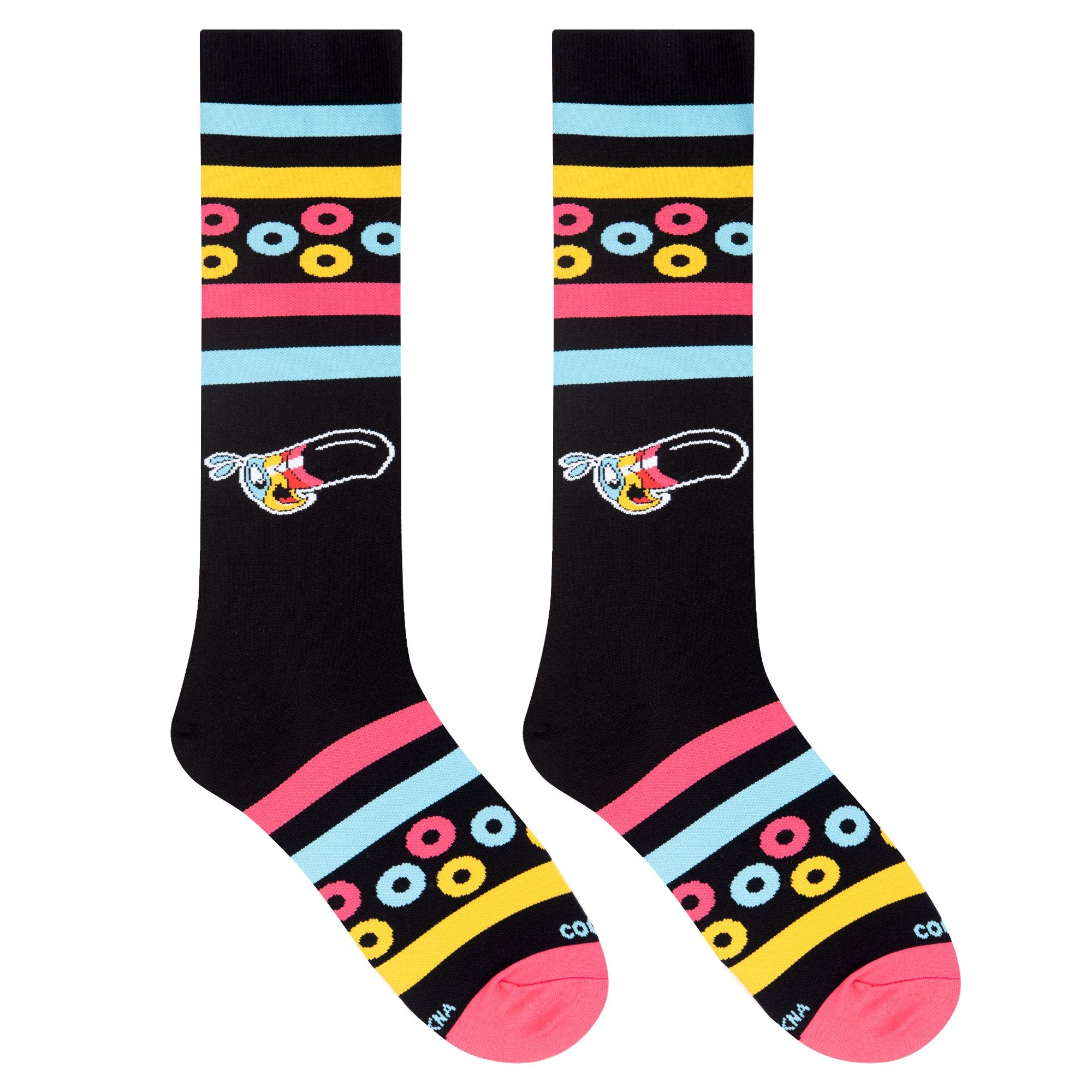Froot Loops Compression Socks