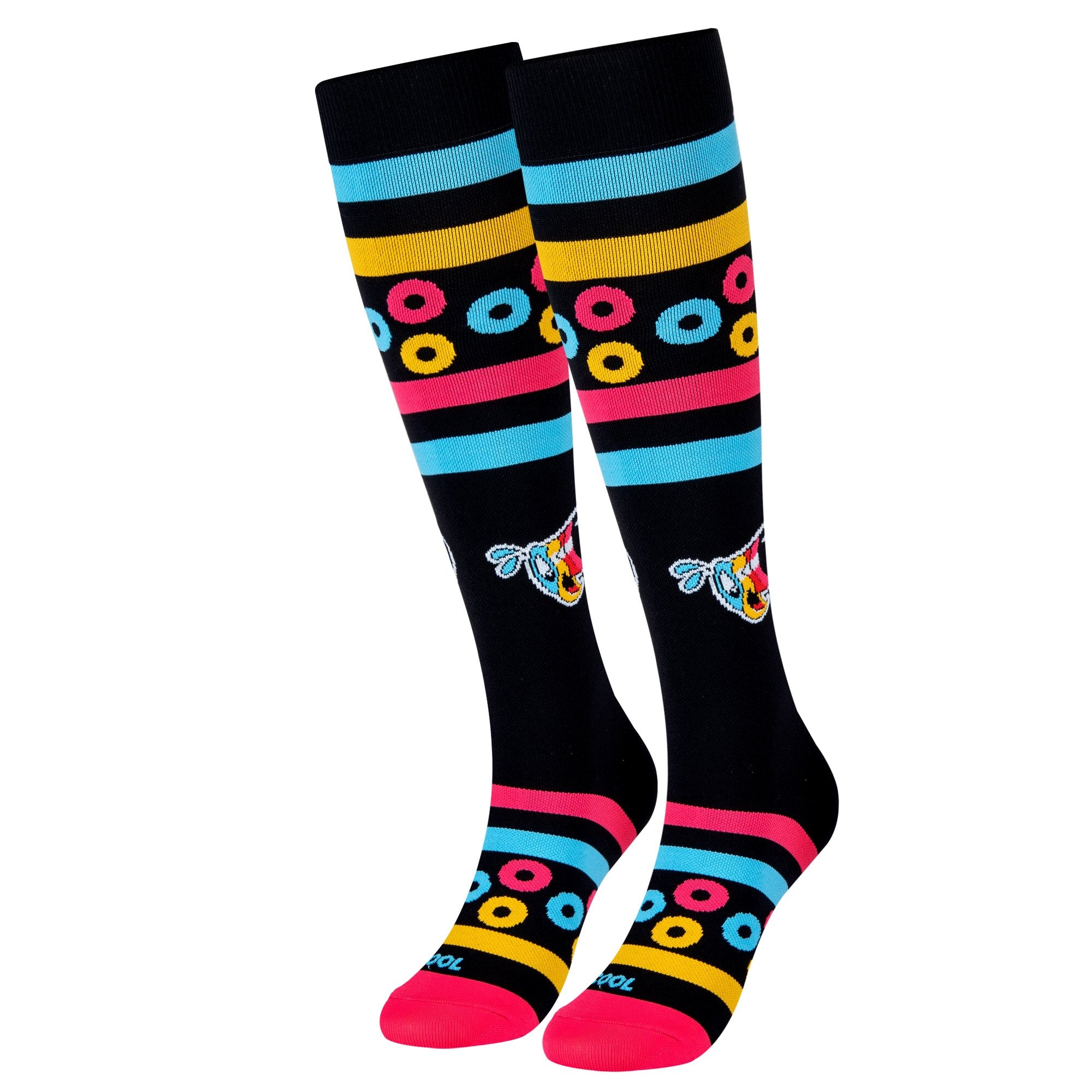 Froot Loops Compression Socks