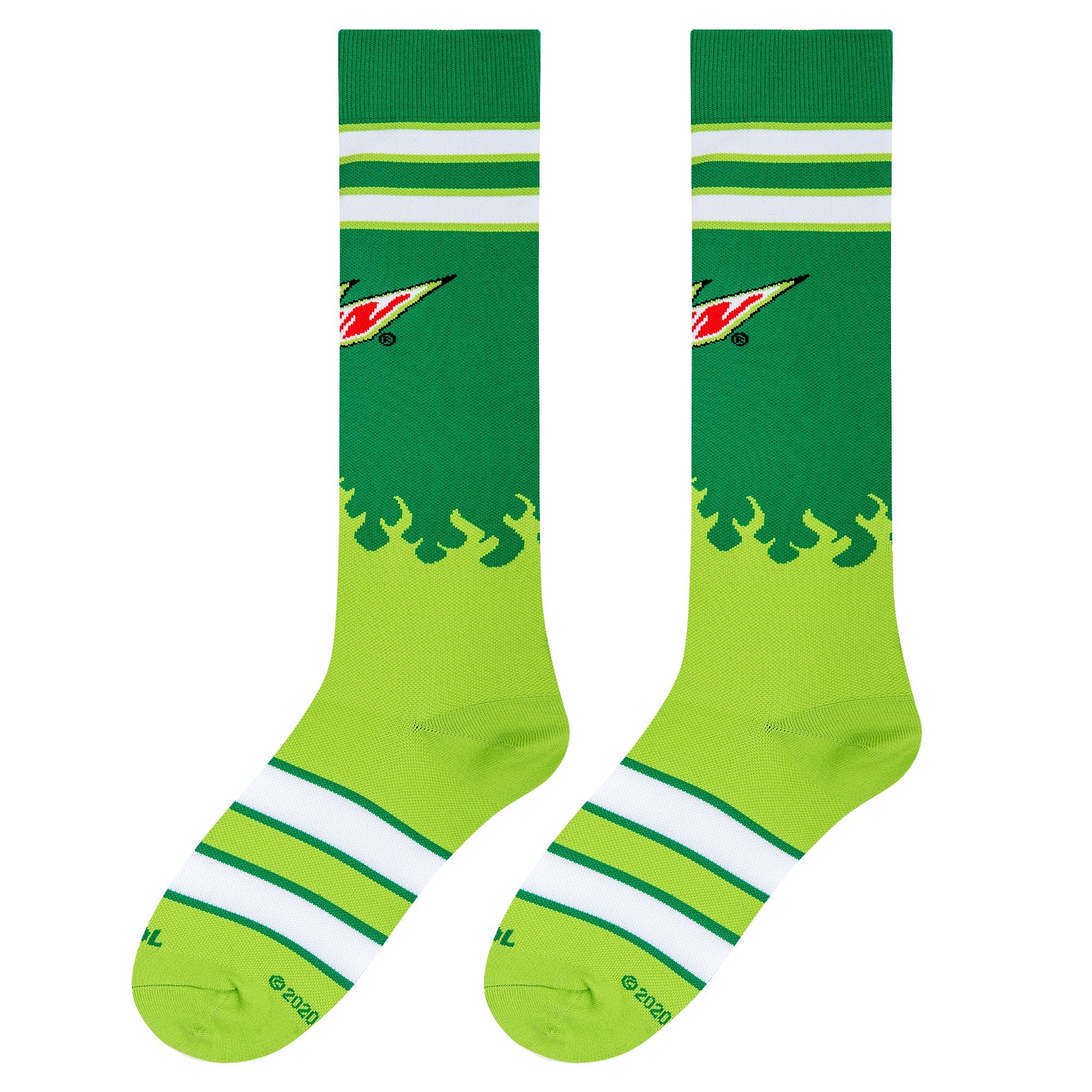 Mountain Dew Compression Socks