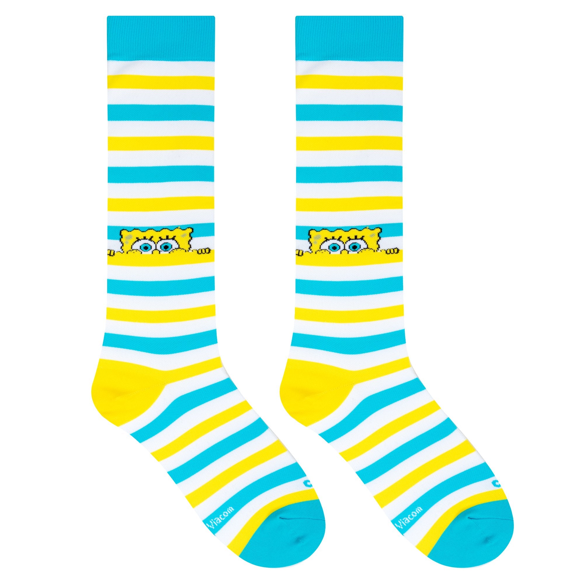 SpongeBob Peek Compression Socks