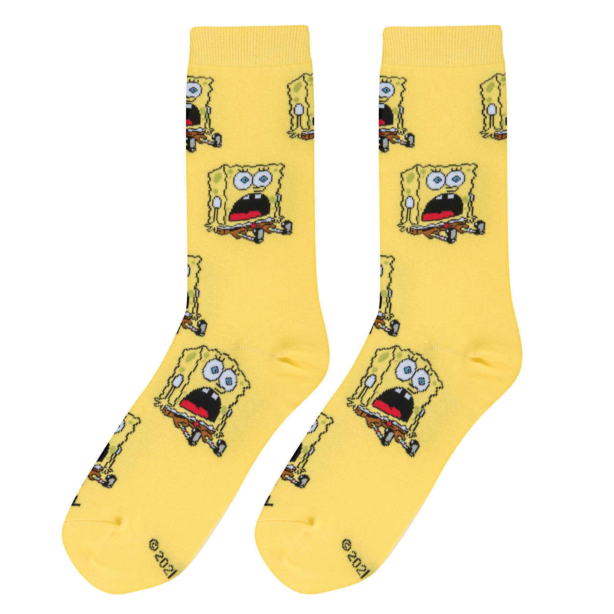 Surprised Bob Men's Crew Socks