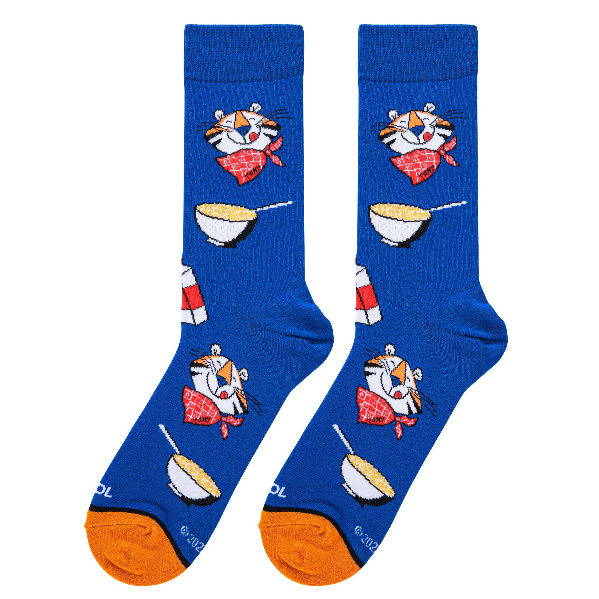 Frosted Flakes Cereal Bowls Men's Crew Socks