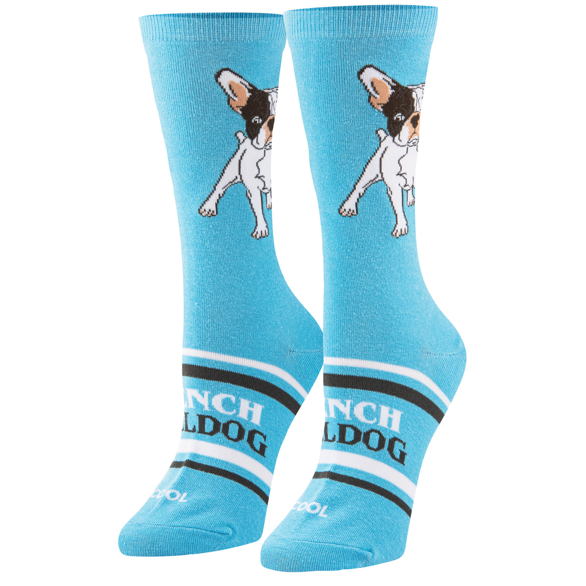 French Bulldog Cool Socks Womens Crew Folded ODD SOX