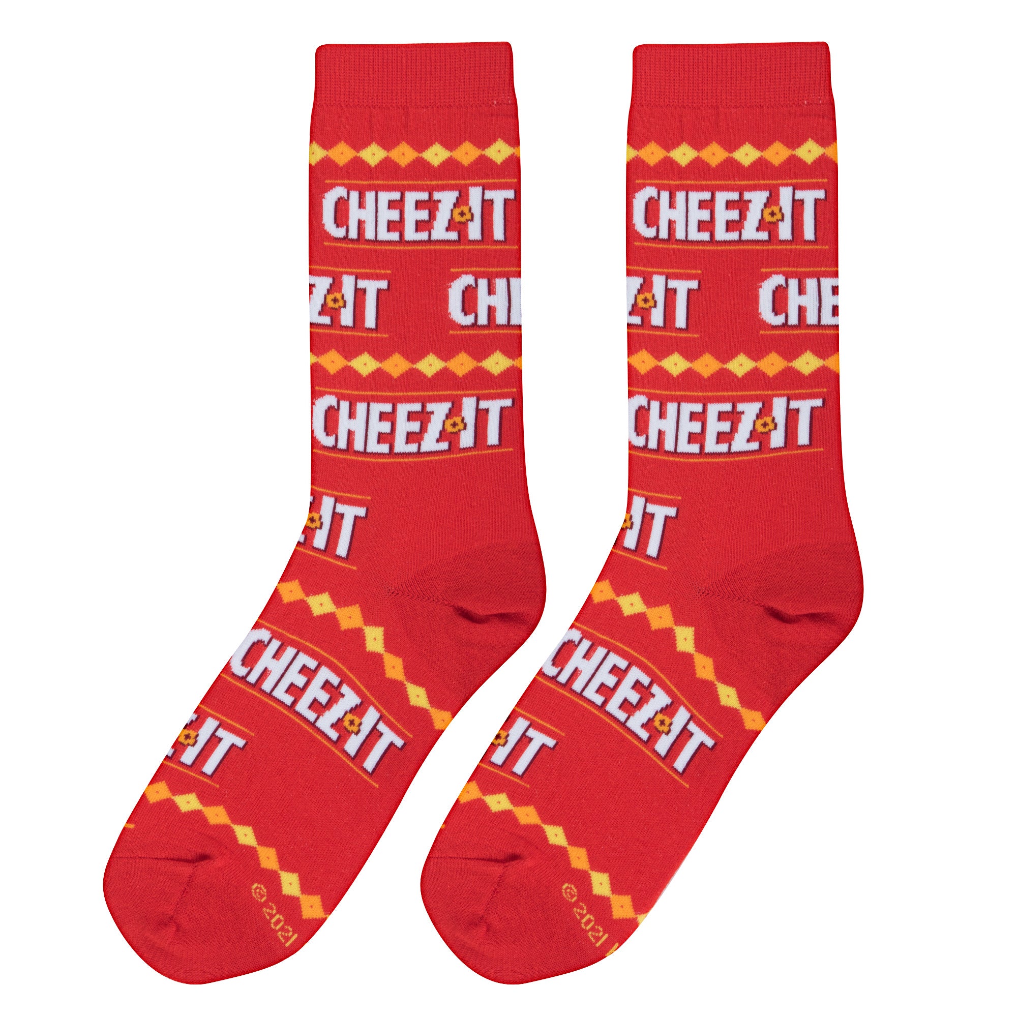Cheez-It Stripes Women's Crew Socks