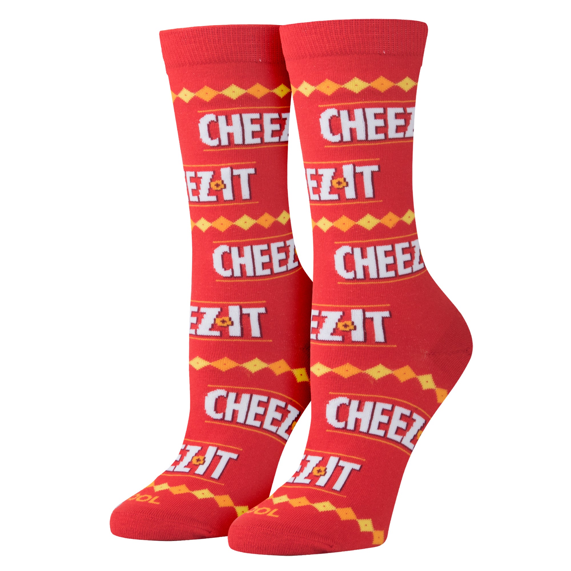Cheez-It Stripes Women's Crew Socks