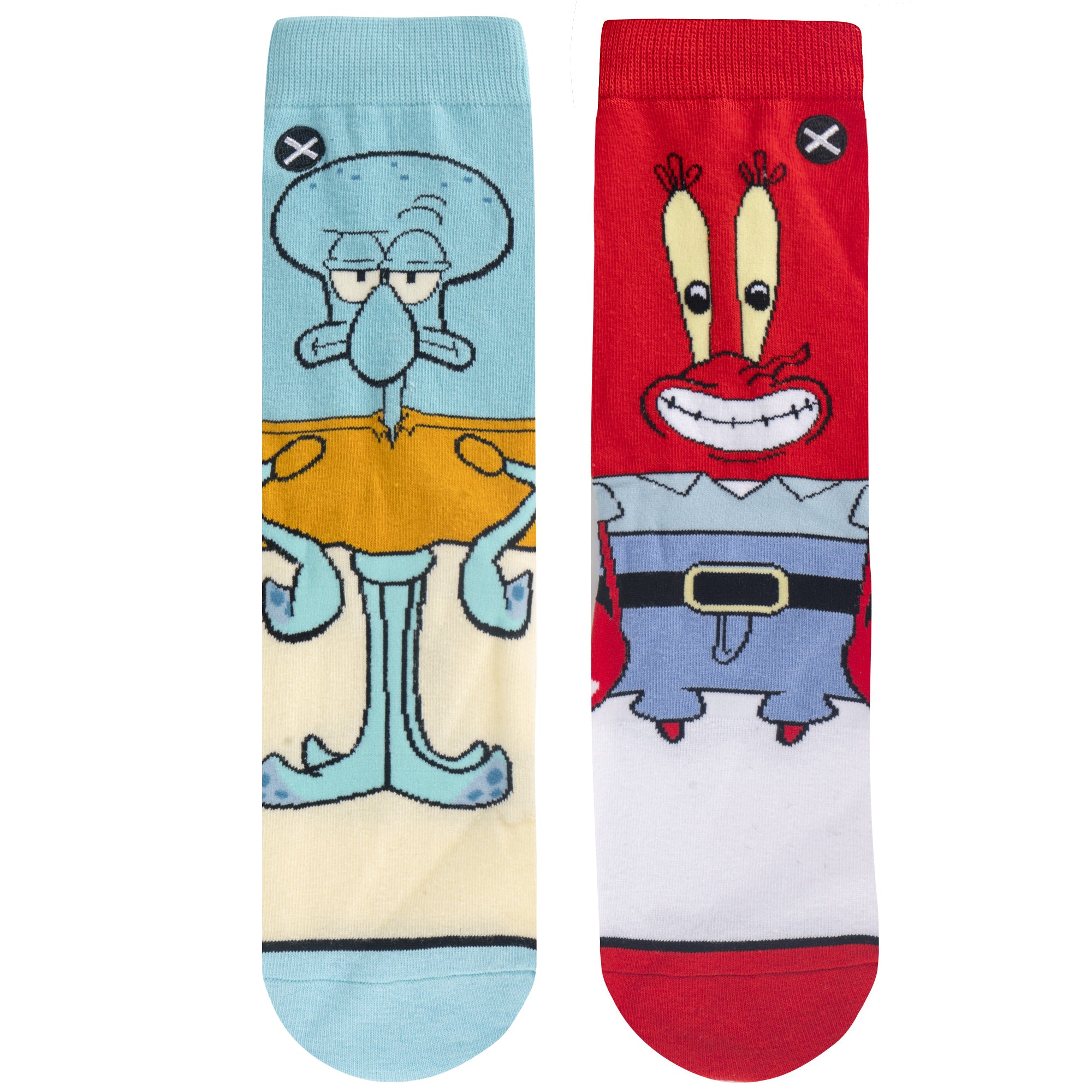 Squidward & Mr Krabs Women's Crew Socks