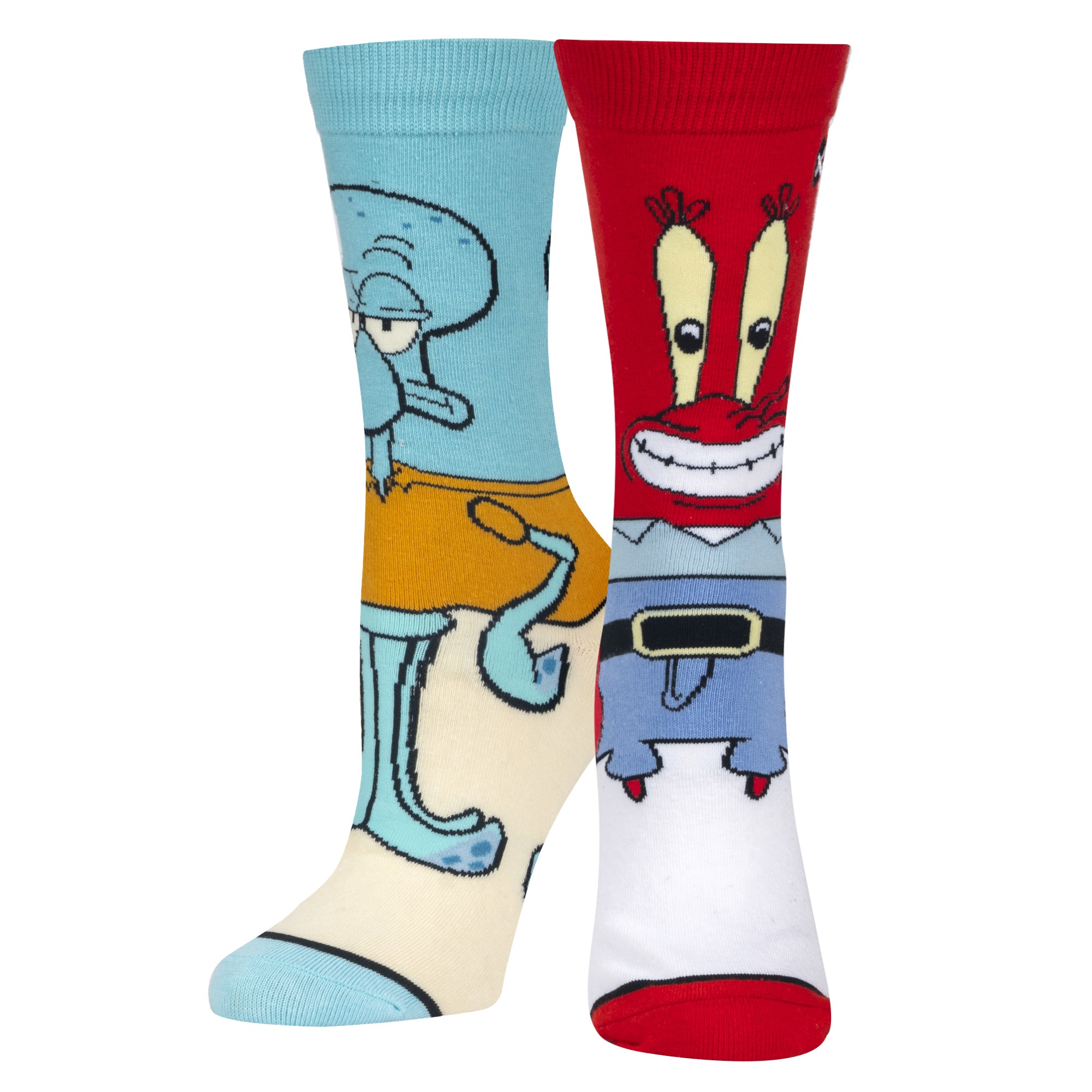 Squidward & Mr Krabs Women's Crew Socks