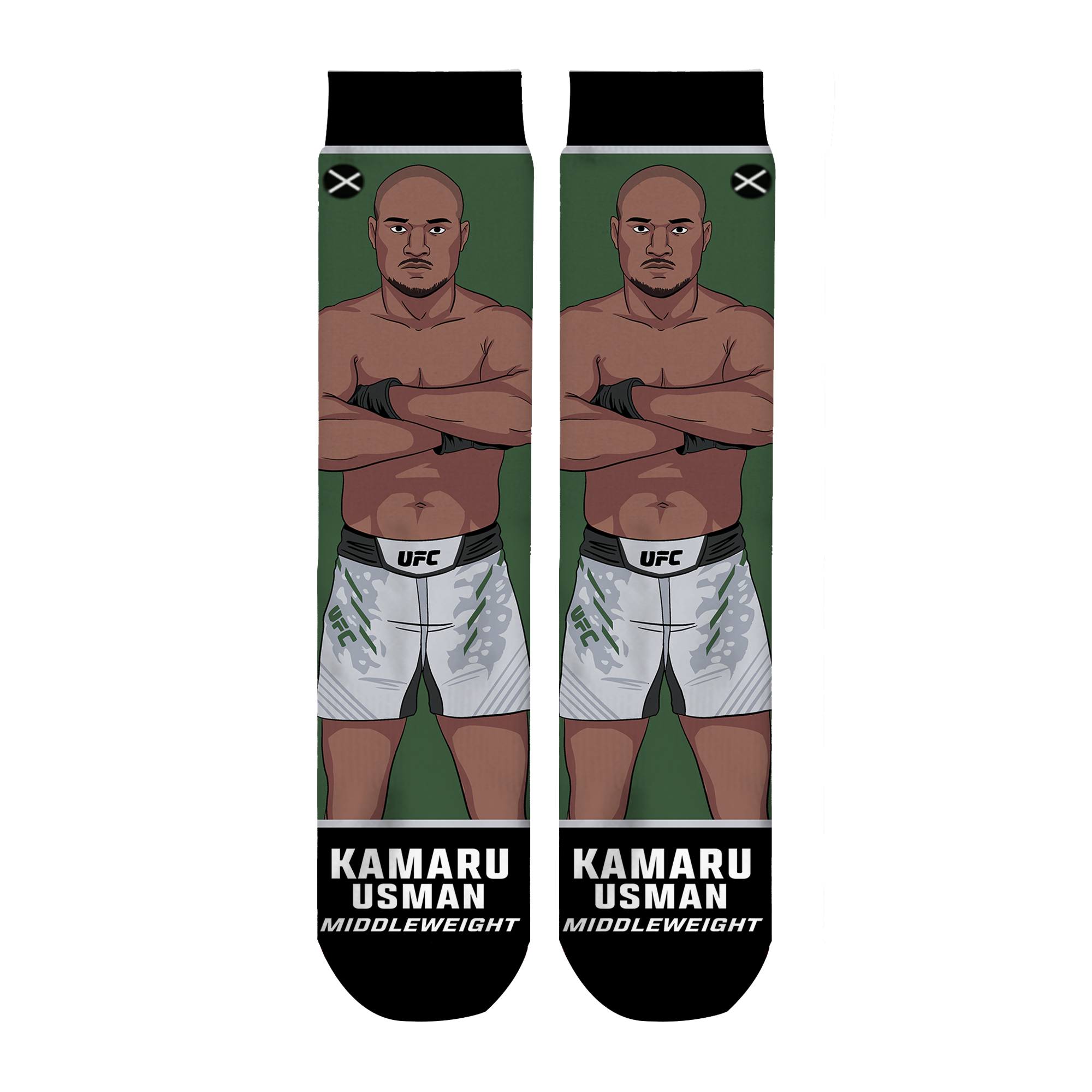 Kamaru Usman Men's Crew Socks