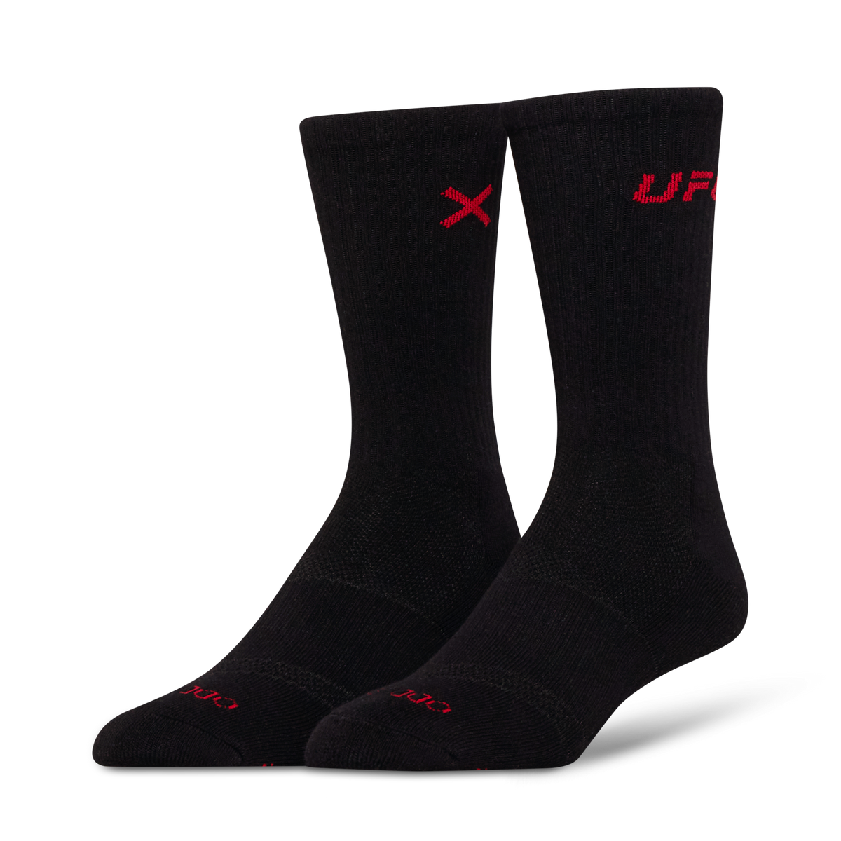 UFC Logo Men's Crew Socks - Black