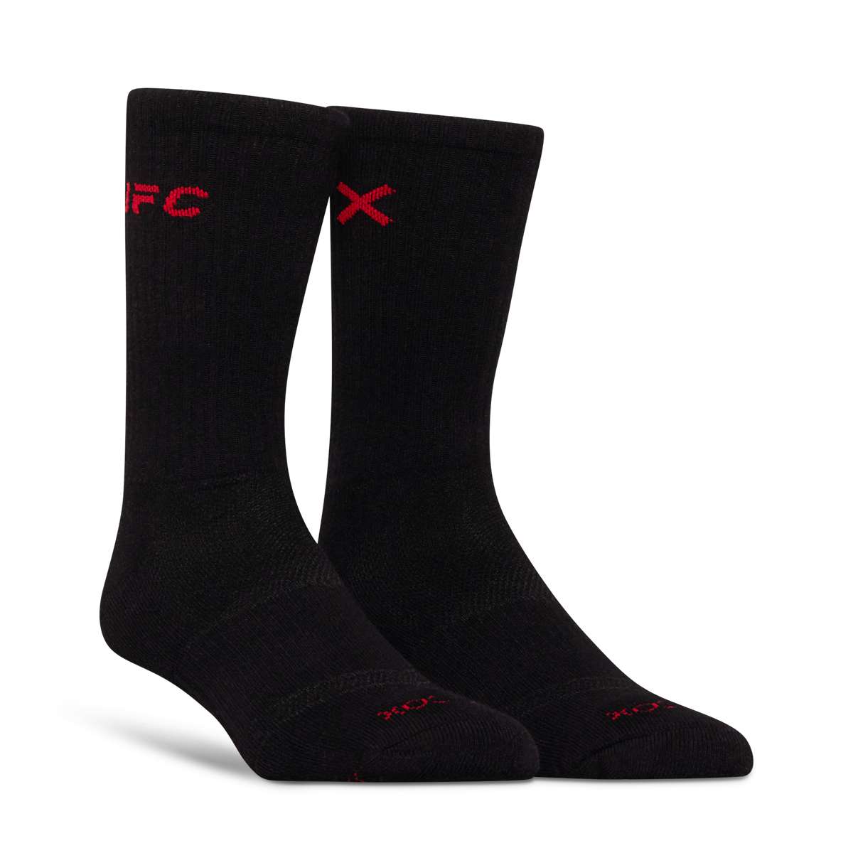 UFC Logo Men's Crew Socks - Black
