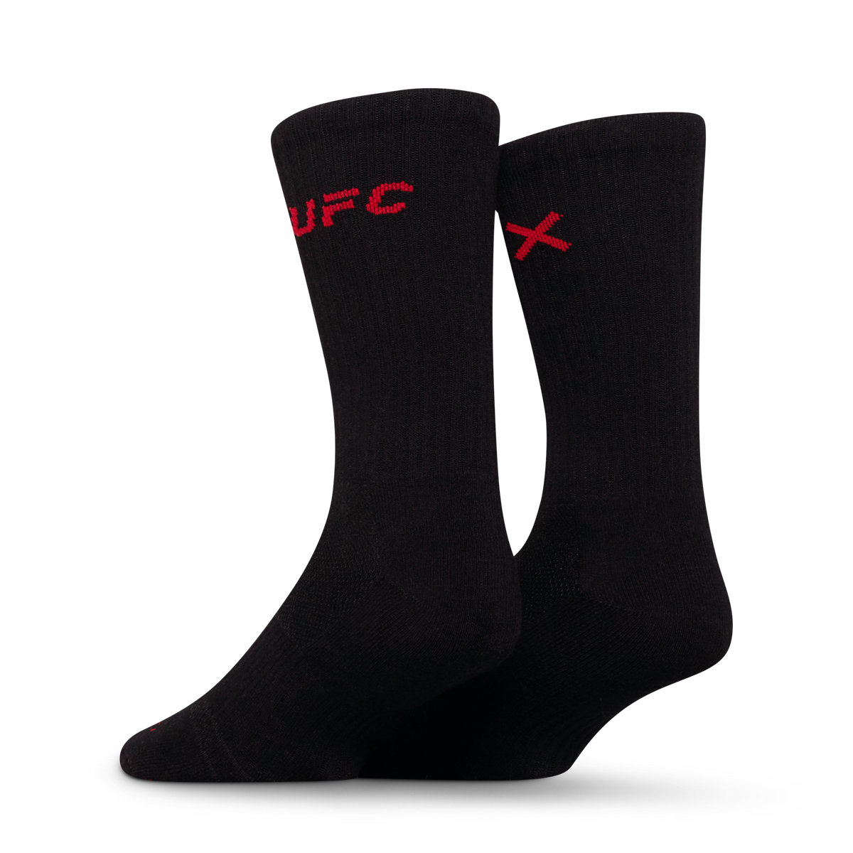 UFC Logo Men's Crew Socks - Black