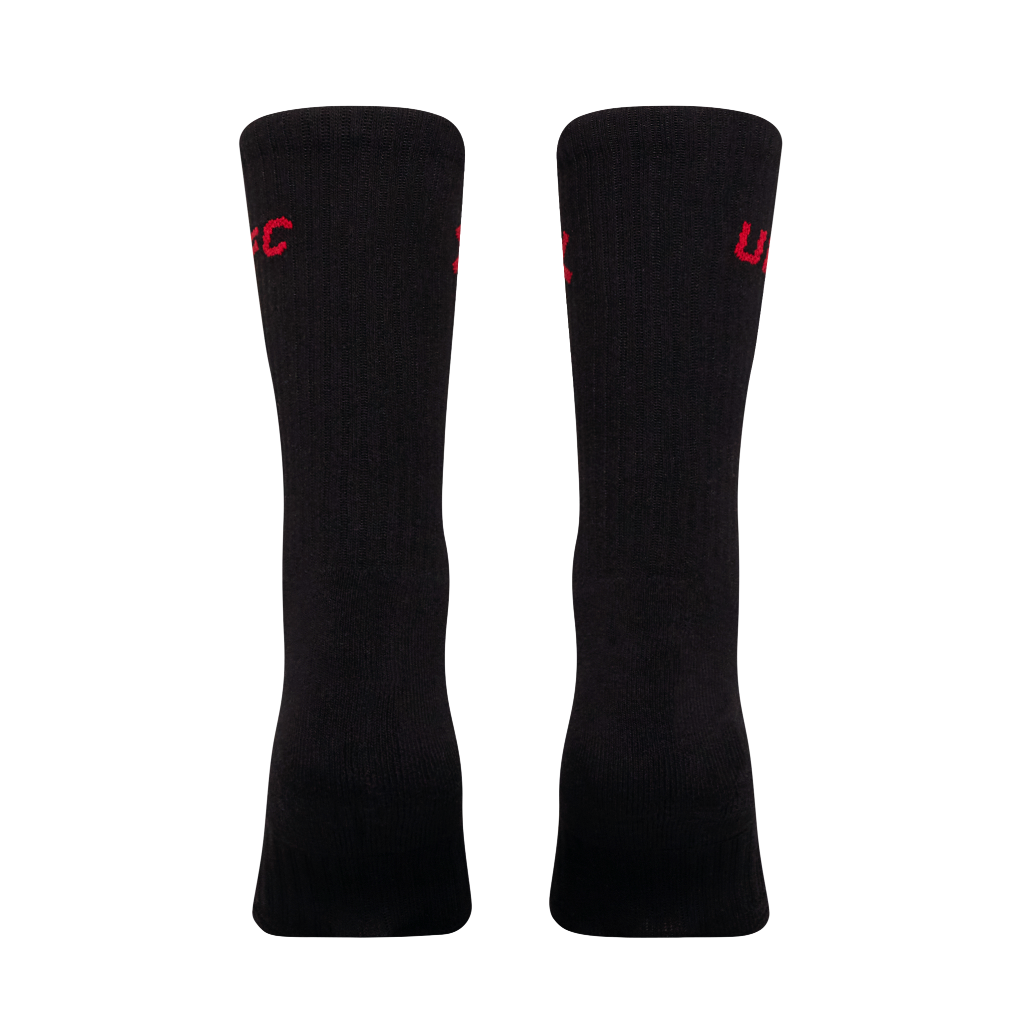 UFC Logo Men's Crew Socks - Black