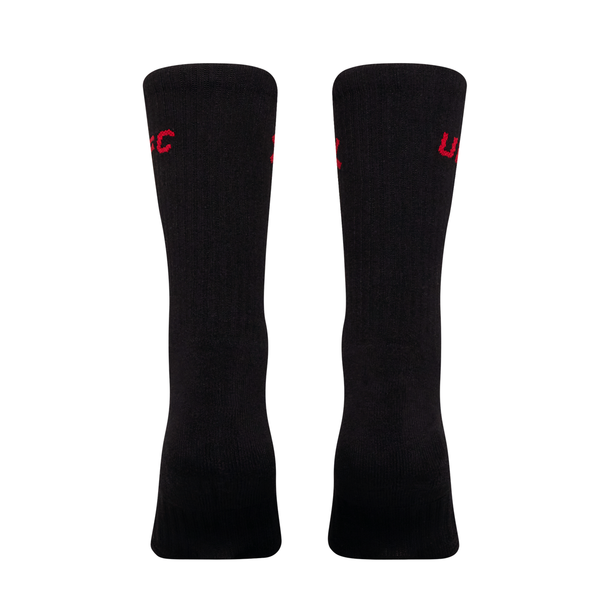 UFC Logo Men's Crew Socks - Black