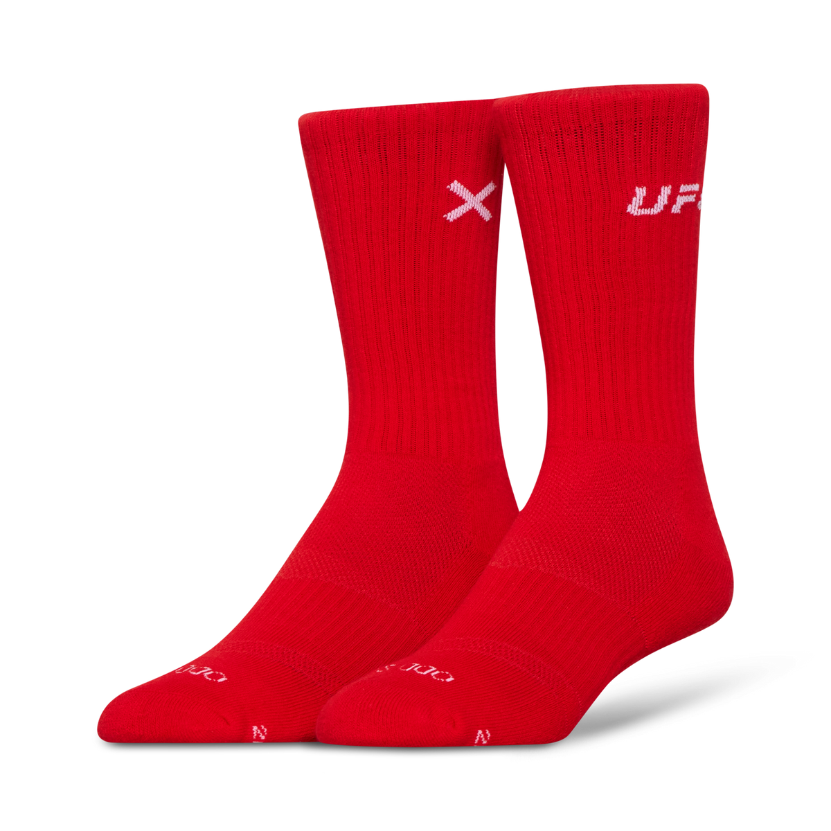 UFC Logo Men's Crew Socks - Red