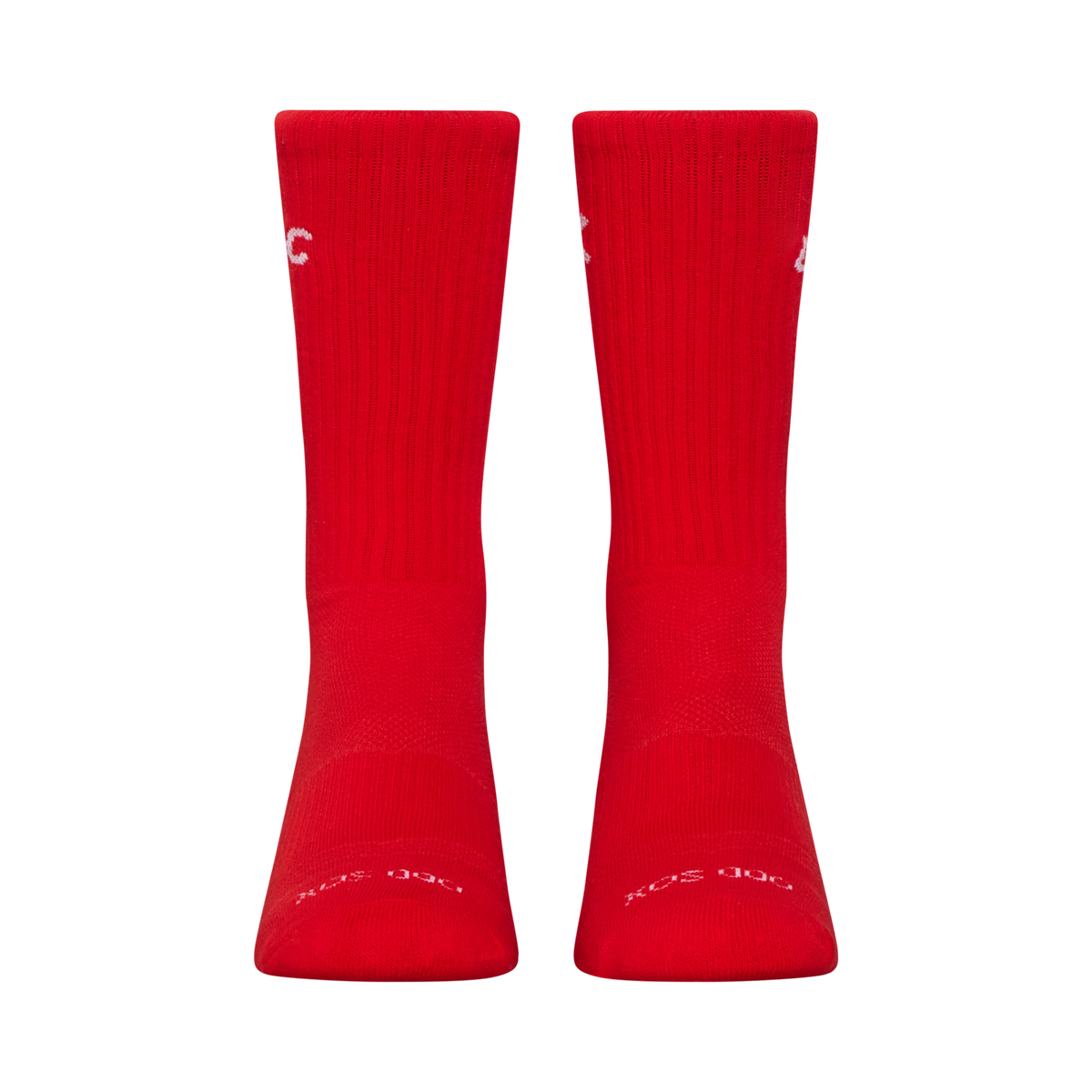UFC Logo Men's Crew Socks - Red