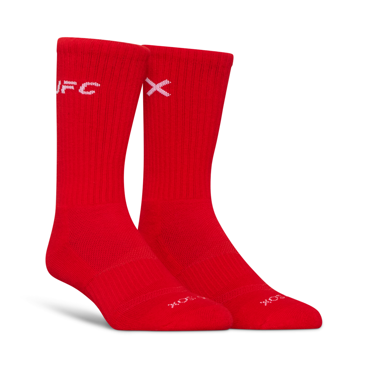 UFC Logo Men's Crew Socks - Red