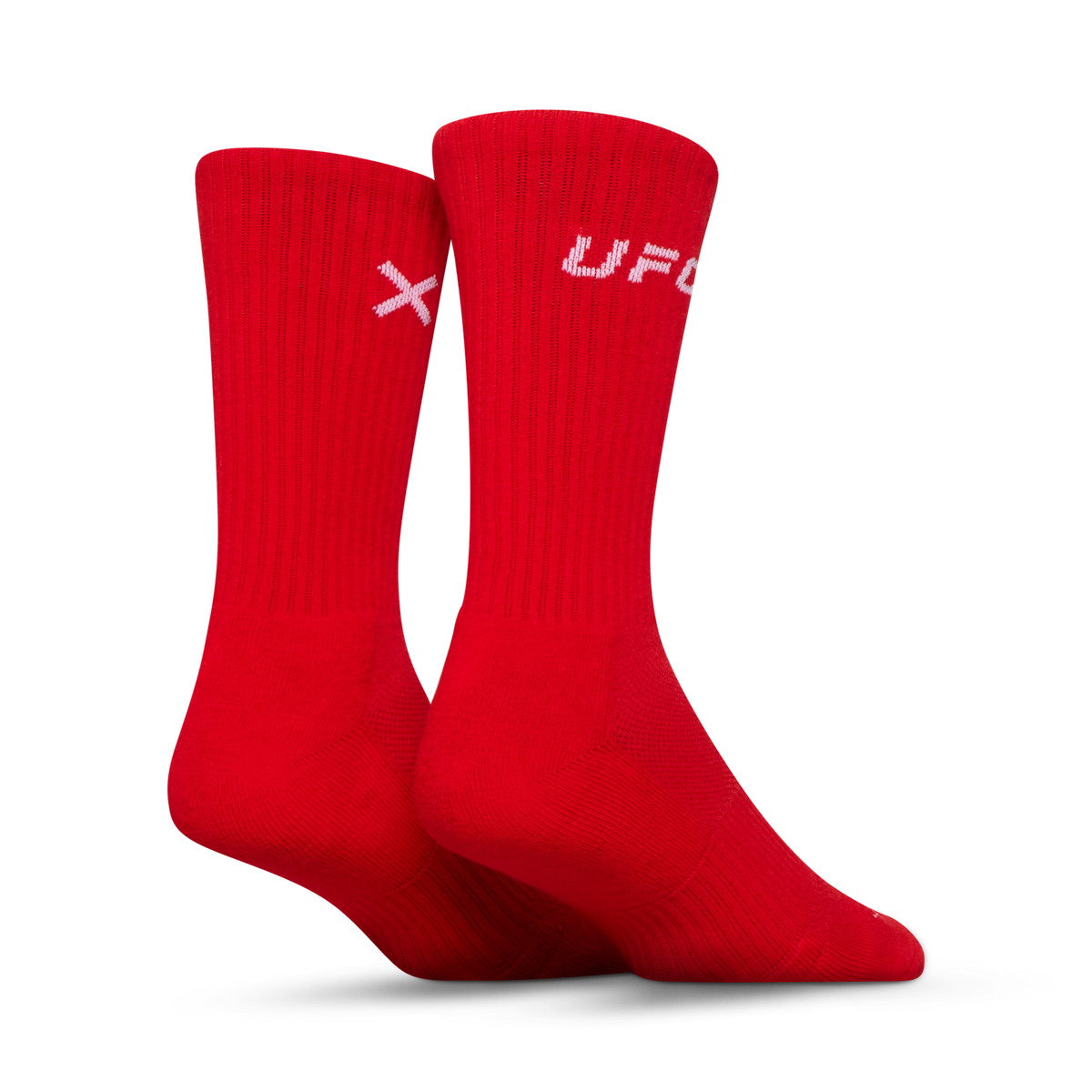 UFC Logo Men's Crew Socks - Red
