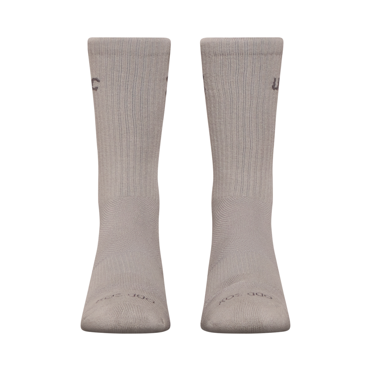 UFC Logo Men's Crew Socks - Silver