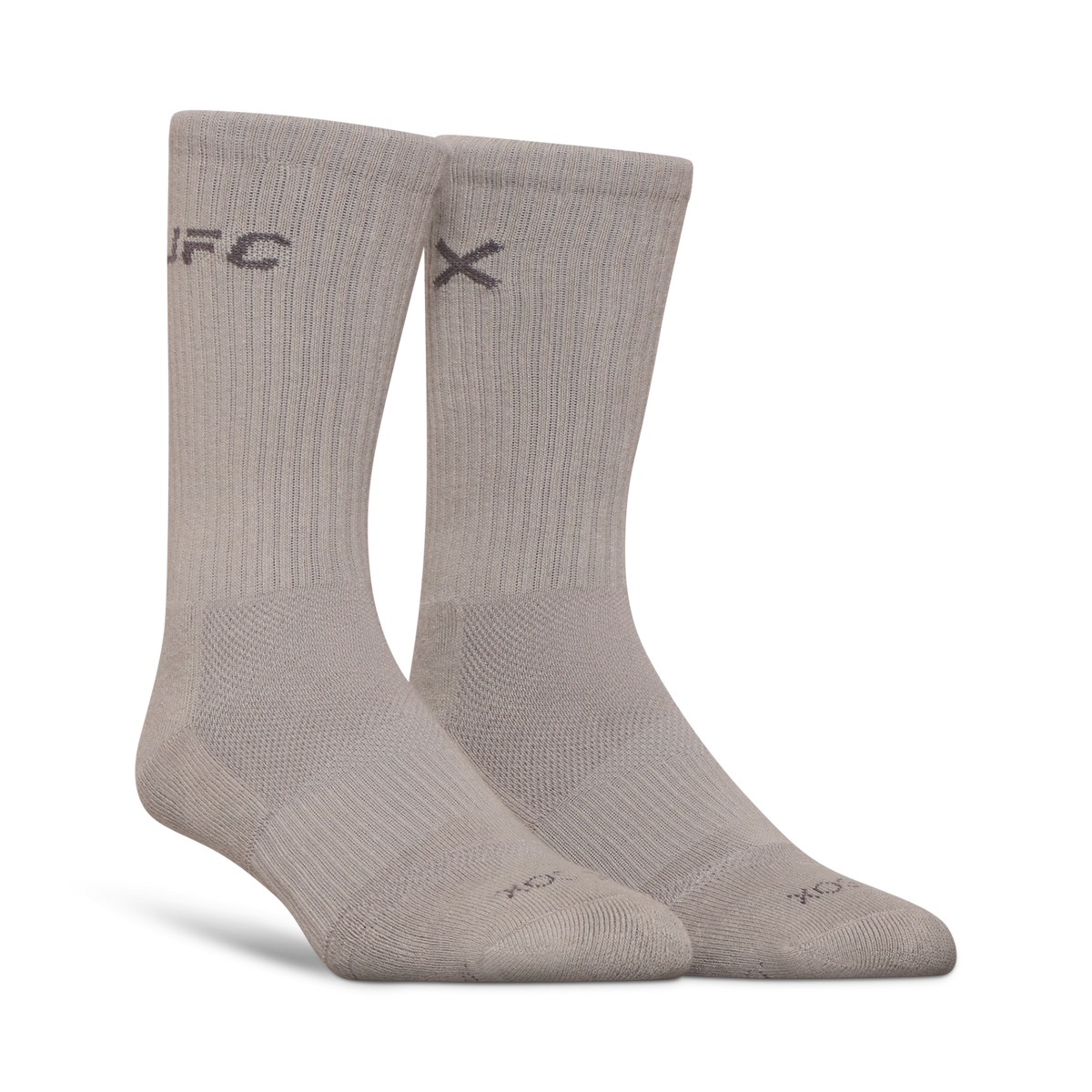 UFC Logo Men's Crew Socks - Silver