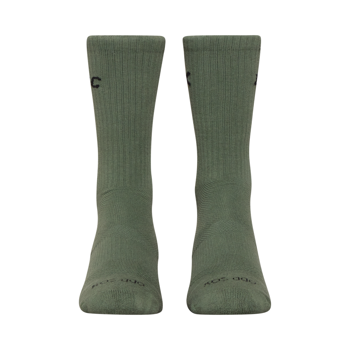 UFC Logo Men's Crew Socks - Army Green