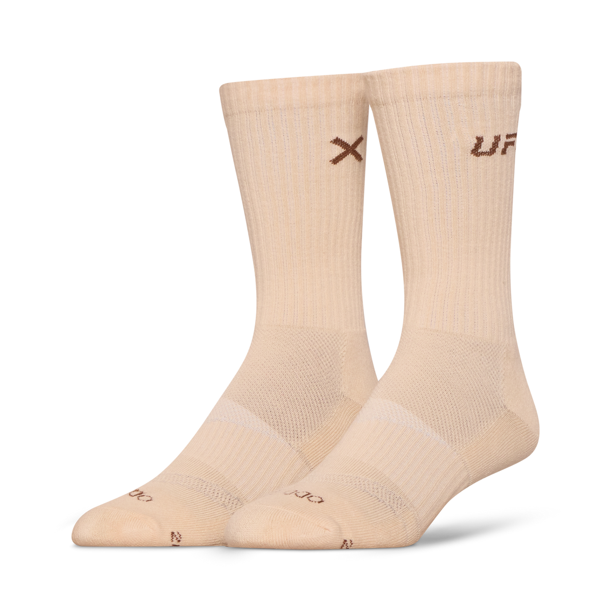 UFC Logo Men's Crew Socks - Bone