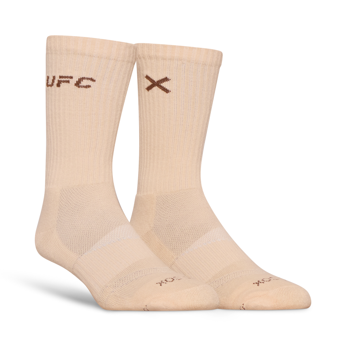 UFC Logo Men's Crew Socks - Bone