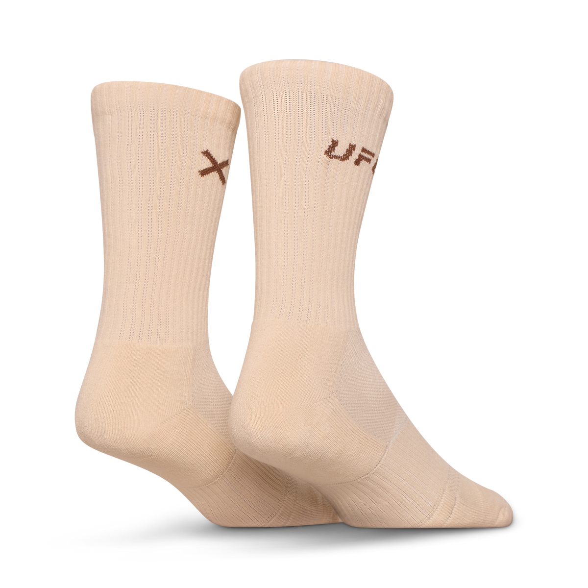 UFC Logo Men's Crew Socks - Bone