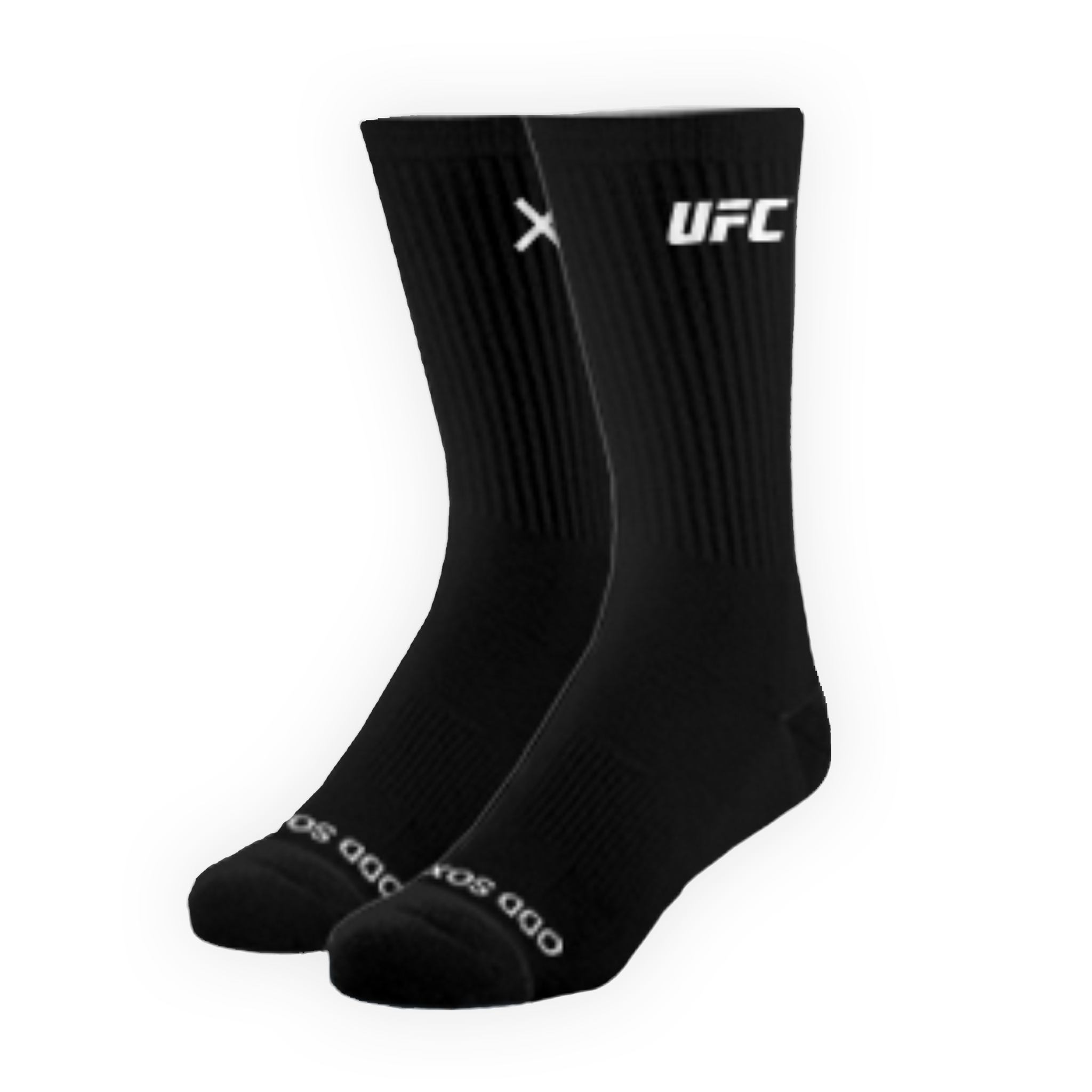 UFC Logo Men's Crew Socks - Black 6-Pack