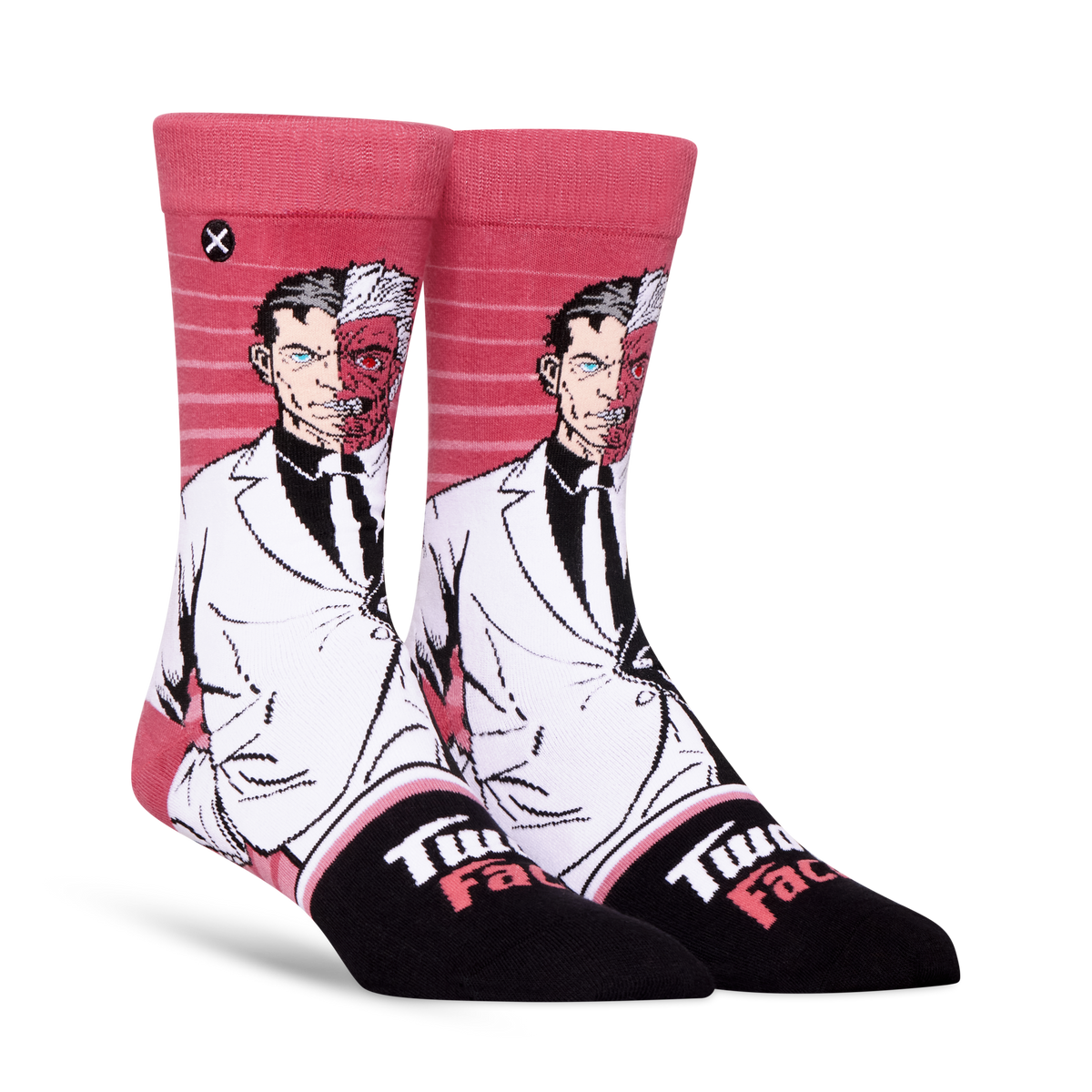 Two Face Portrait Crew Socks