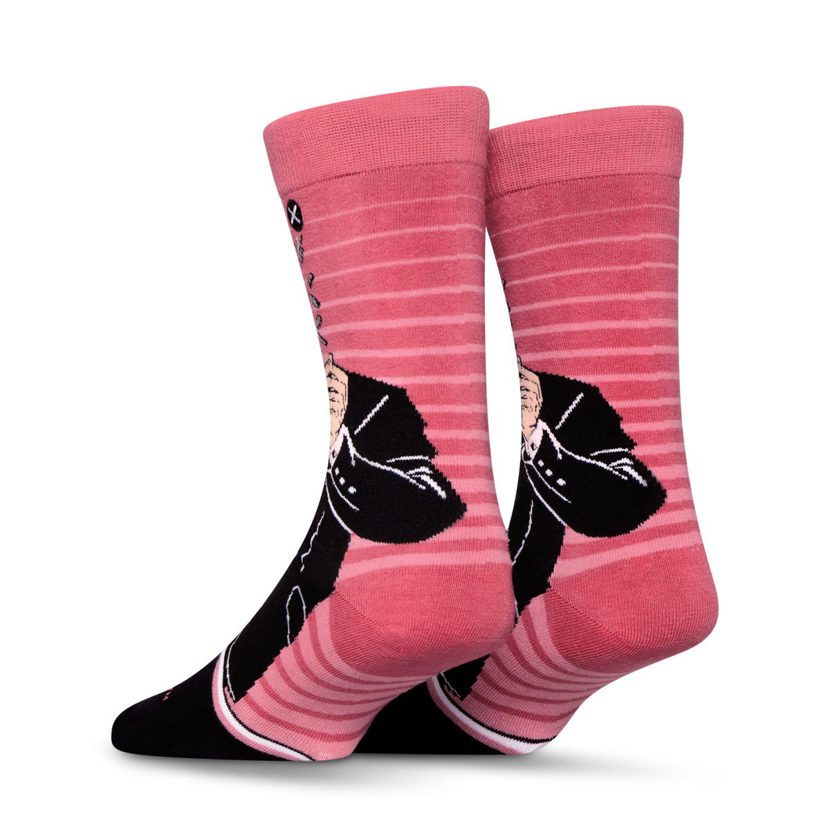 Two Face Portrait Crew Socks