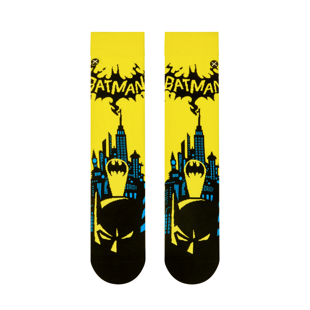 Batman Gotham City Skyline Crew Socks