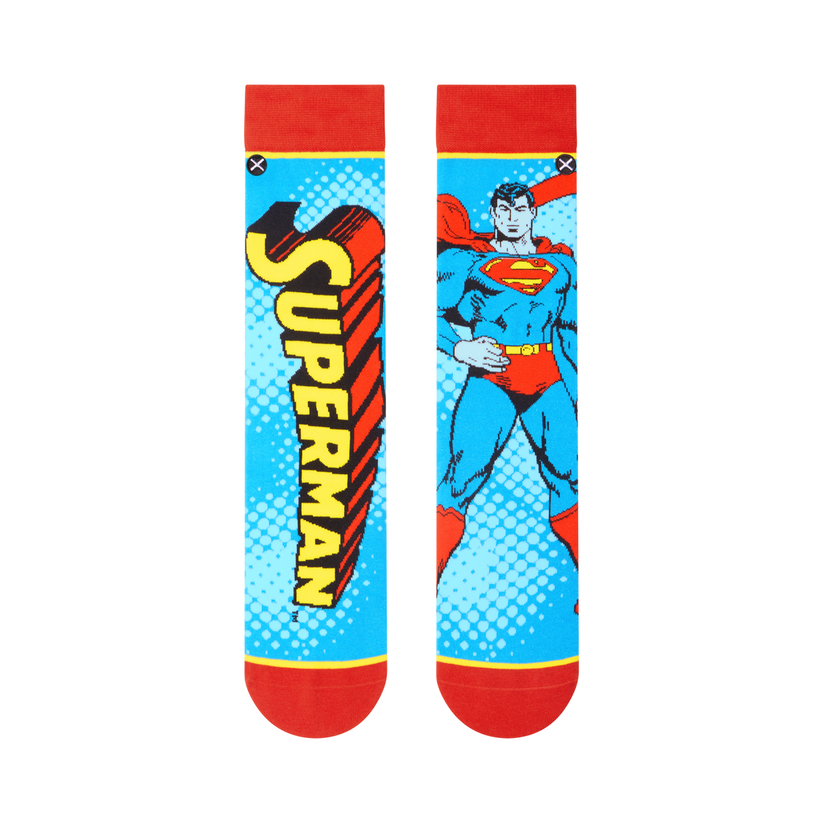 Superman Retro Split Crew Socks