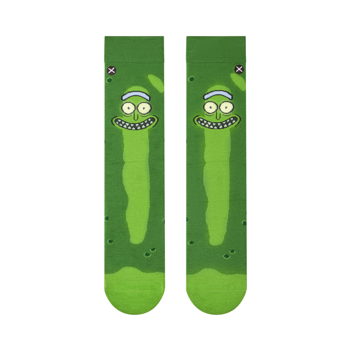 Rick & Morty Pickle Rick Crew Socks